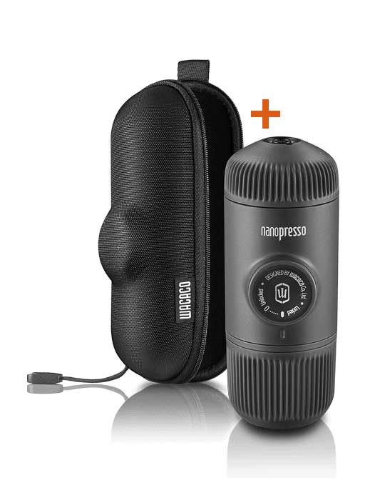 WACACO Кафемашина Nanopresso Classic + калъф, Black