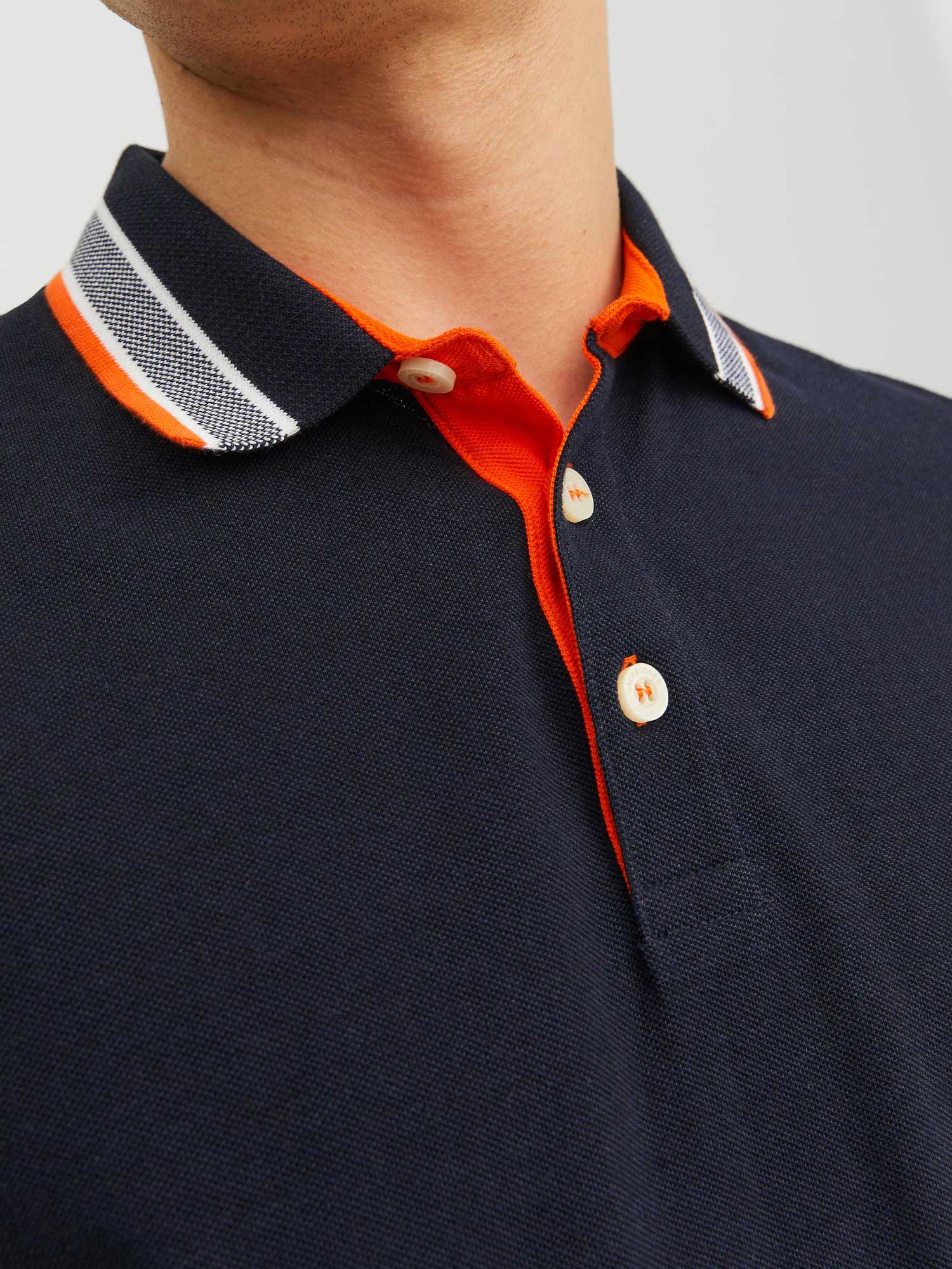 JACK & JONES Тениска JJEPAULOS POLO SS NOOS