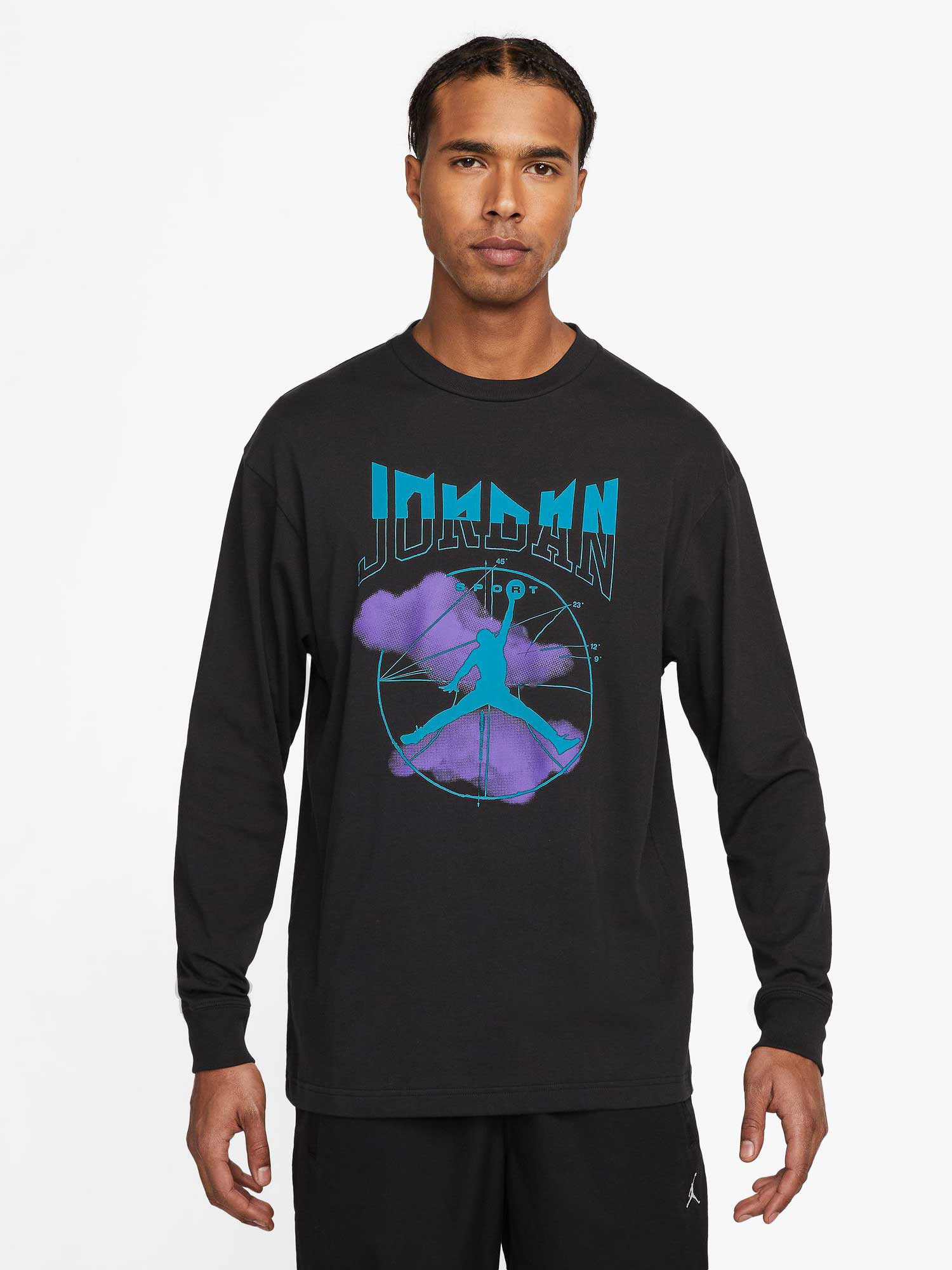 JORDAN Блуза M J SPRT LS GFX CREW