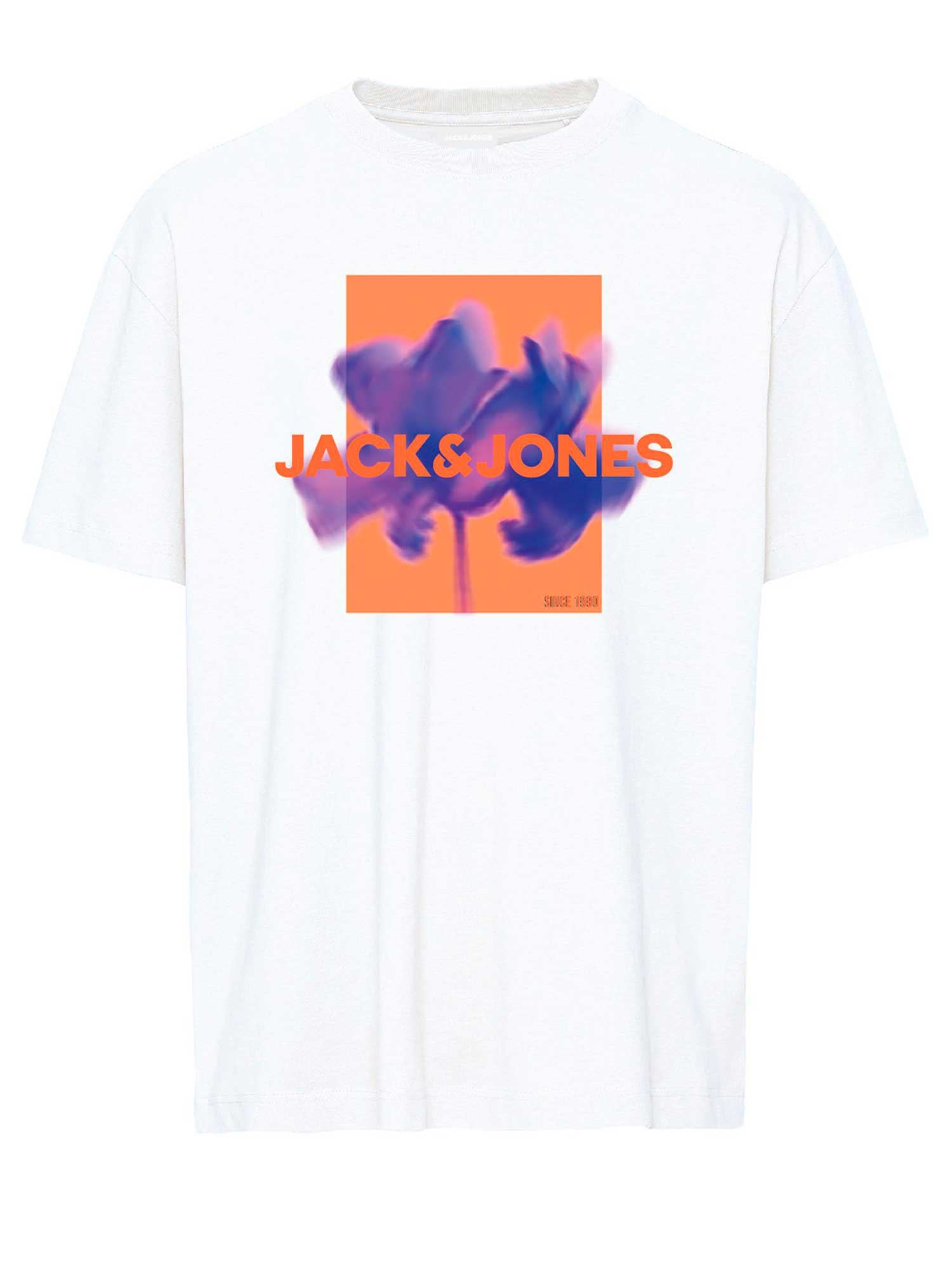 JACK & JONES Тениска JCOFLORALS TEE SS CREW NECK FST