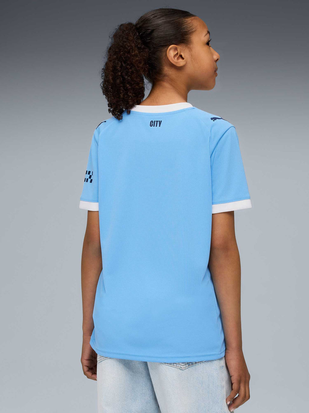 PUMA Тениска MCFC Home Jersey Replica Jr