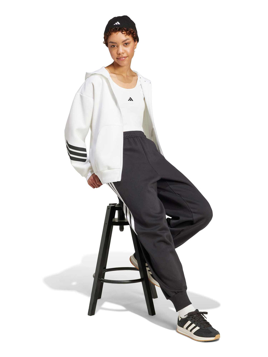 ADIDAS SPORTSWEAR Суитшърт Future Icons 3-Stripes Full-Zip Hoodie