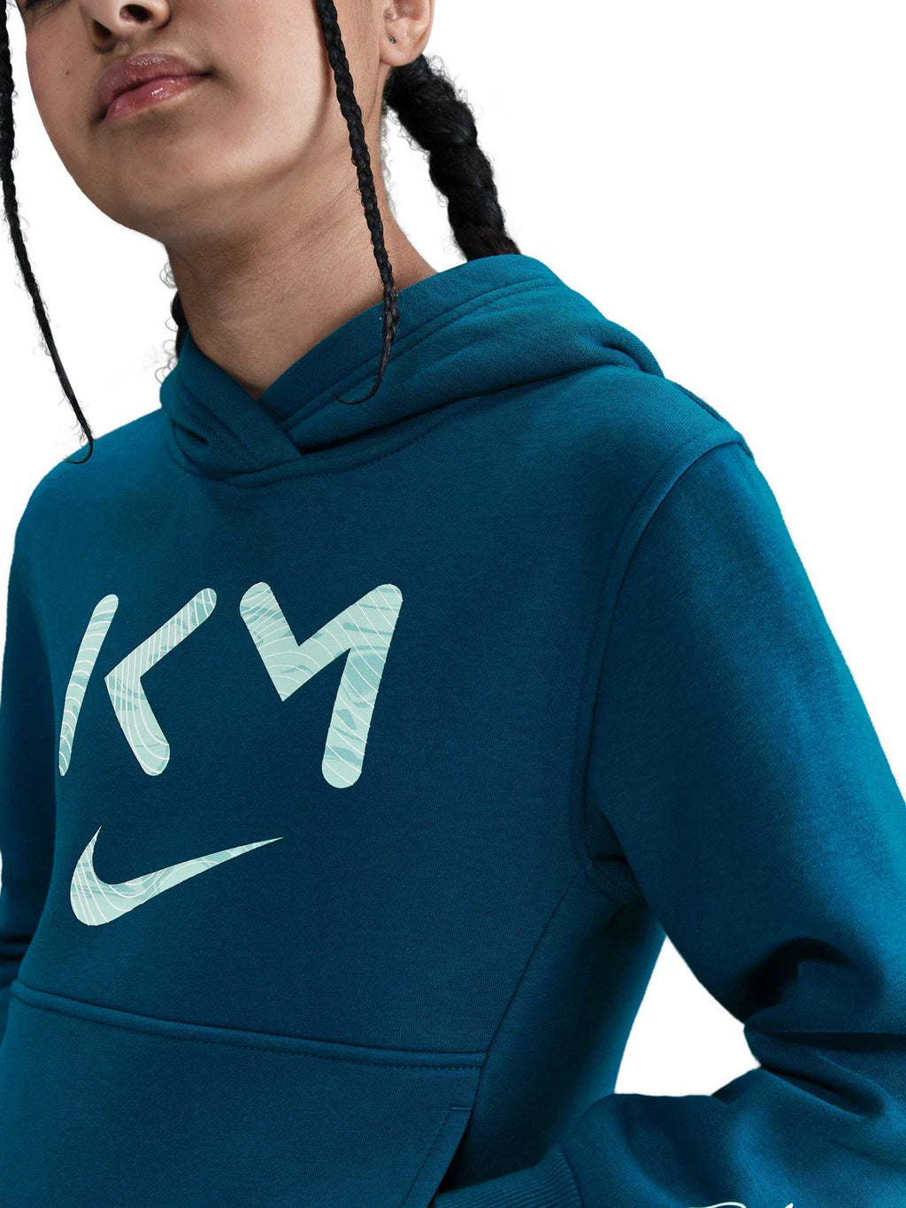 NIKE Суитшърт Kylian Mbappe K NK CLUB FLC HDY -PD
