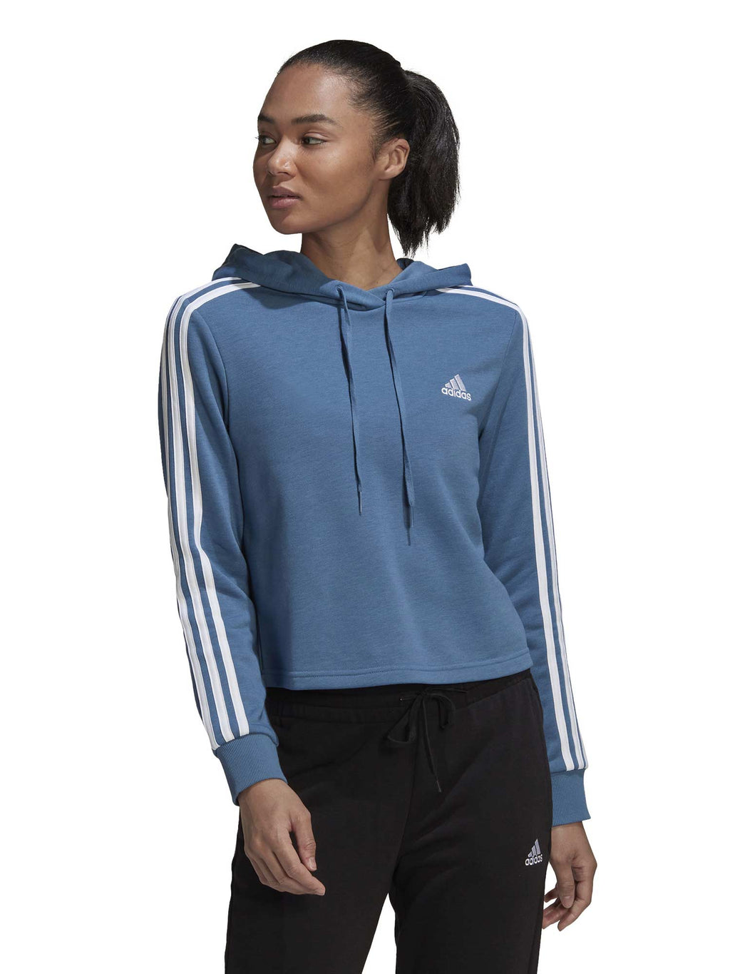 ADIDAS SPORTSWEAR Суитшърт Essentials 3-S Cropped