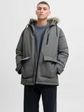 JACK & JONES Яке JJCHARLIE DETACHABLE FAUX FUR PARKA