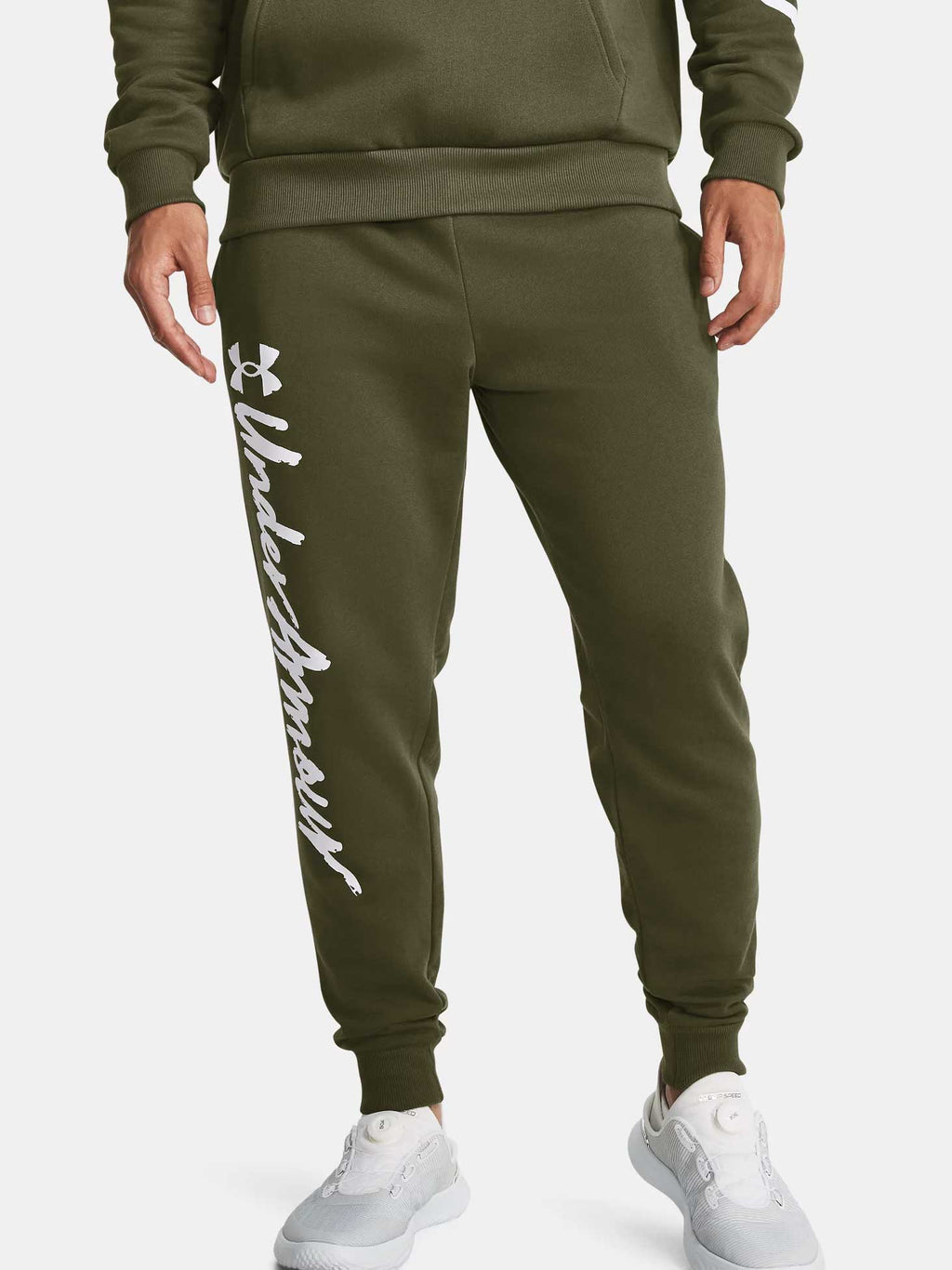 UNDER ARMOUR Спортно долнище Rival Fleece Graphic Jgrs