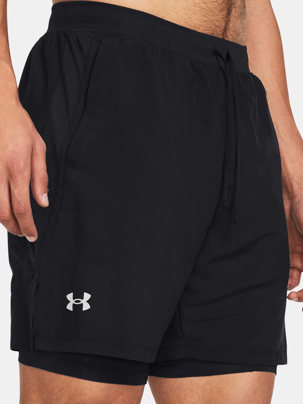 UNDER ARMOUR Къси панталони UA LAUNCH 7 2-IN-1 SHORTS