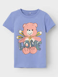 NAME IT Тениска NMFBARBELLE SS TOP BOX