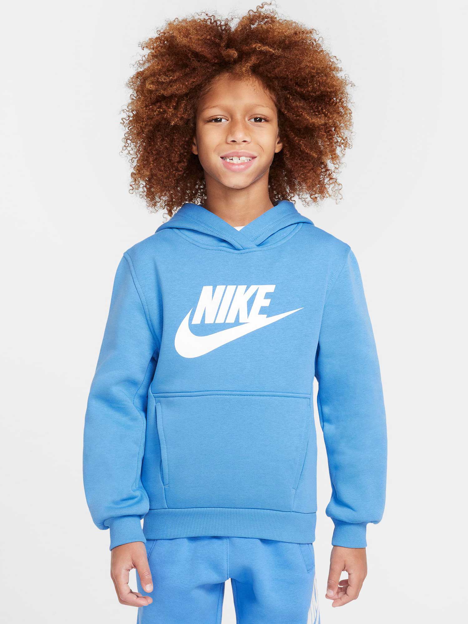 NIKE Суитшърт K NSW CLUB FLC HDY HBR