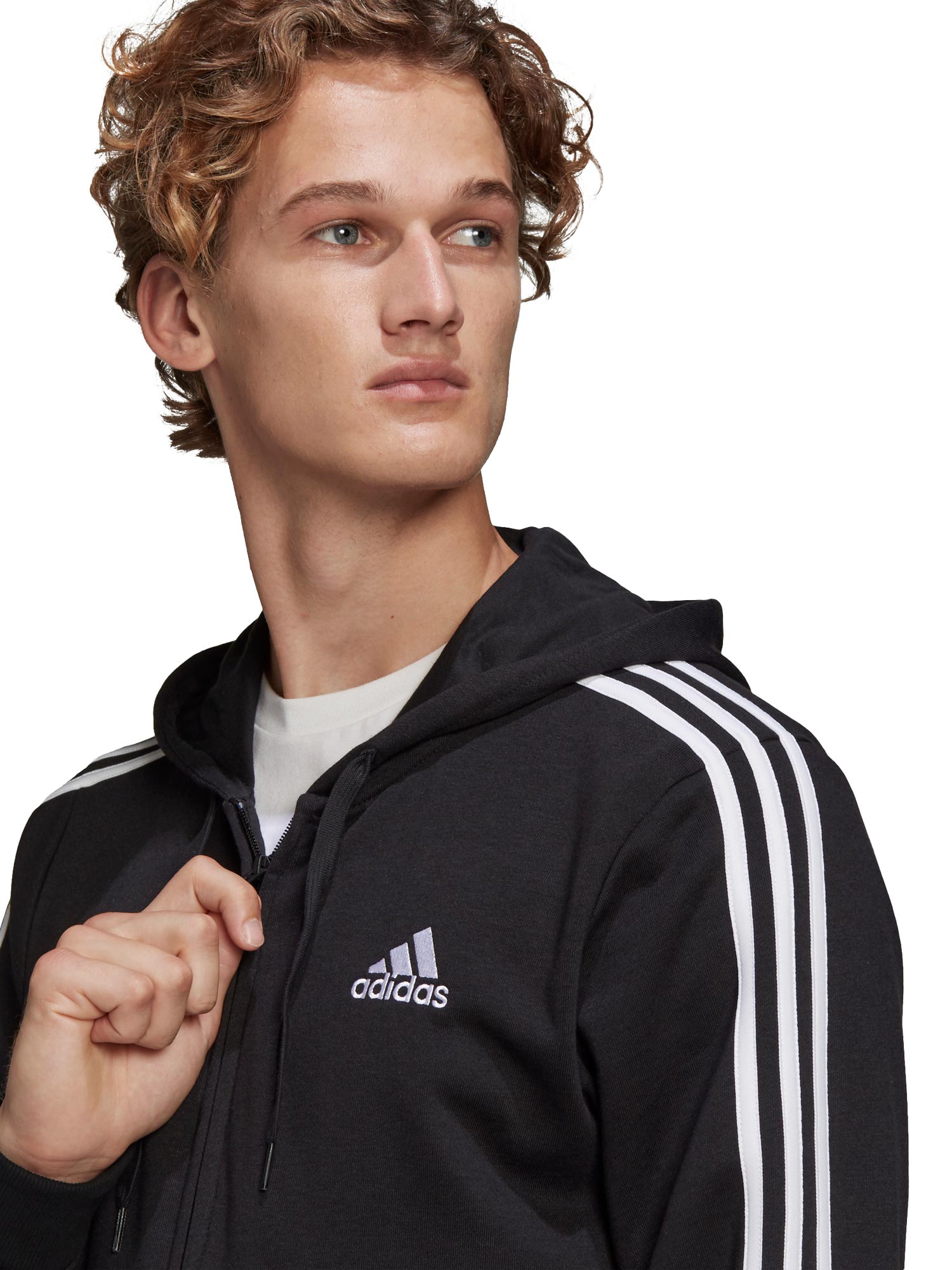 ADIDAS SPORTSWEAR Суитшърт Essentials French Terry 3-S Full-Zip
