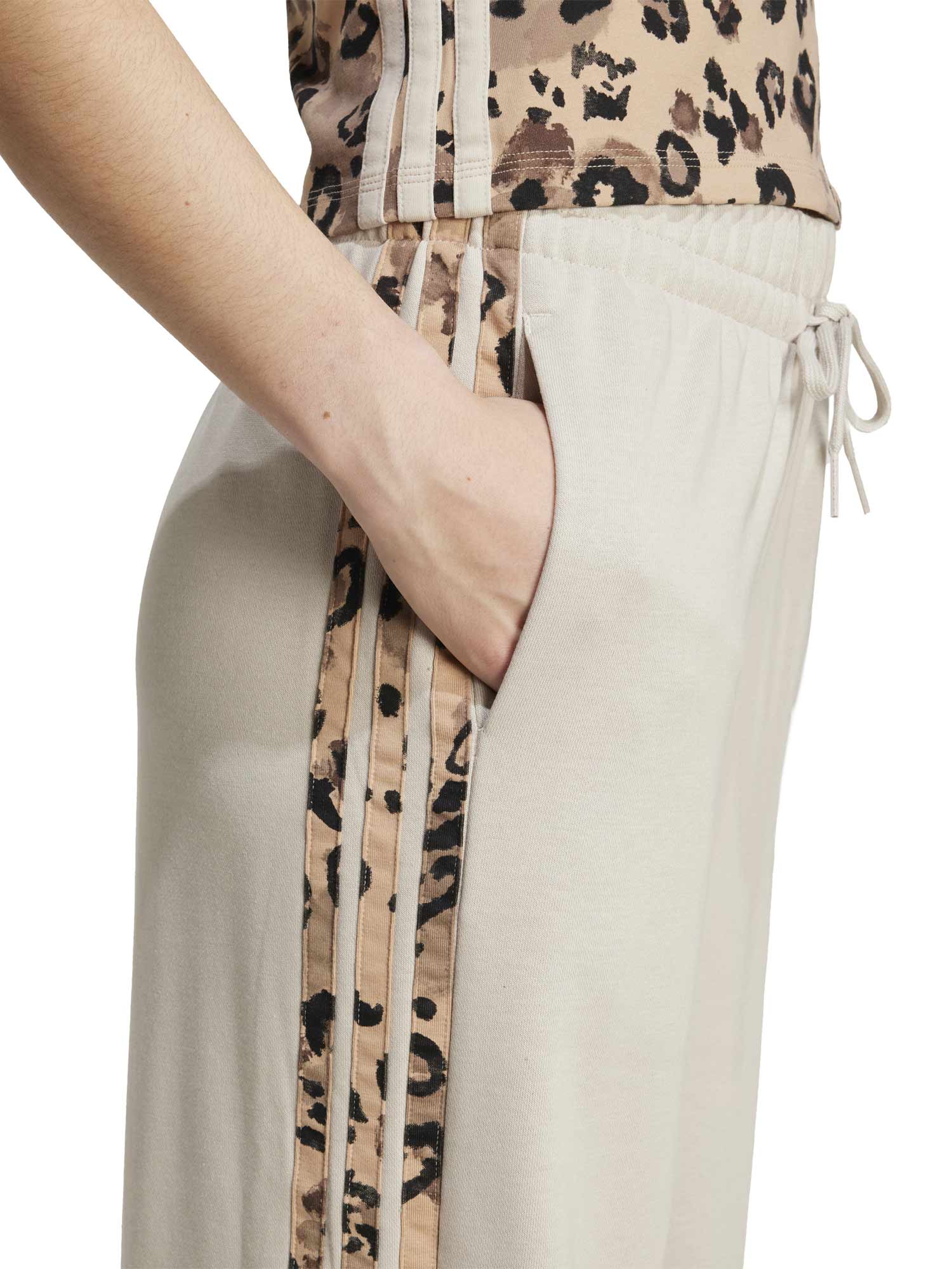 ADIDAS SPORTSWEAR Спортно долнище Animal Print 3-Stripes Open Hem