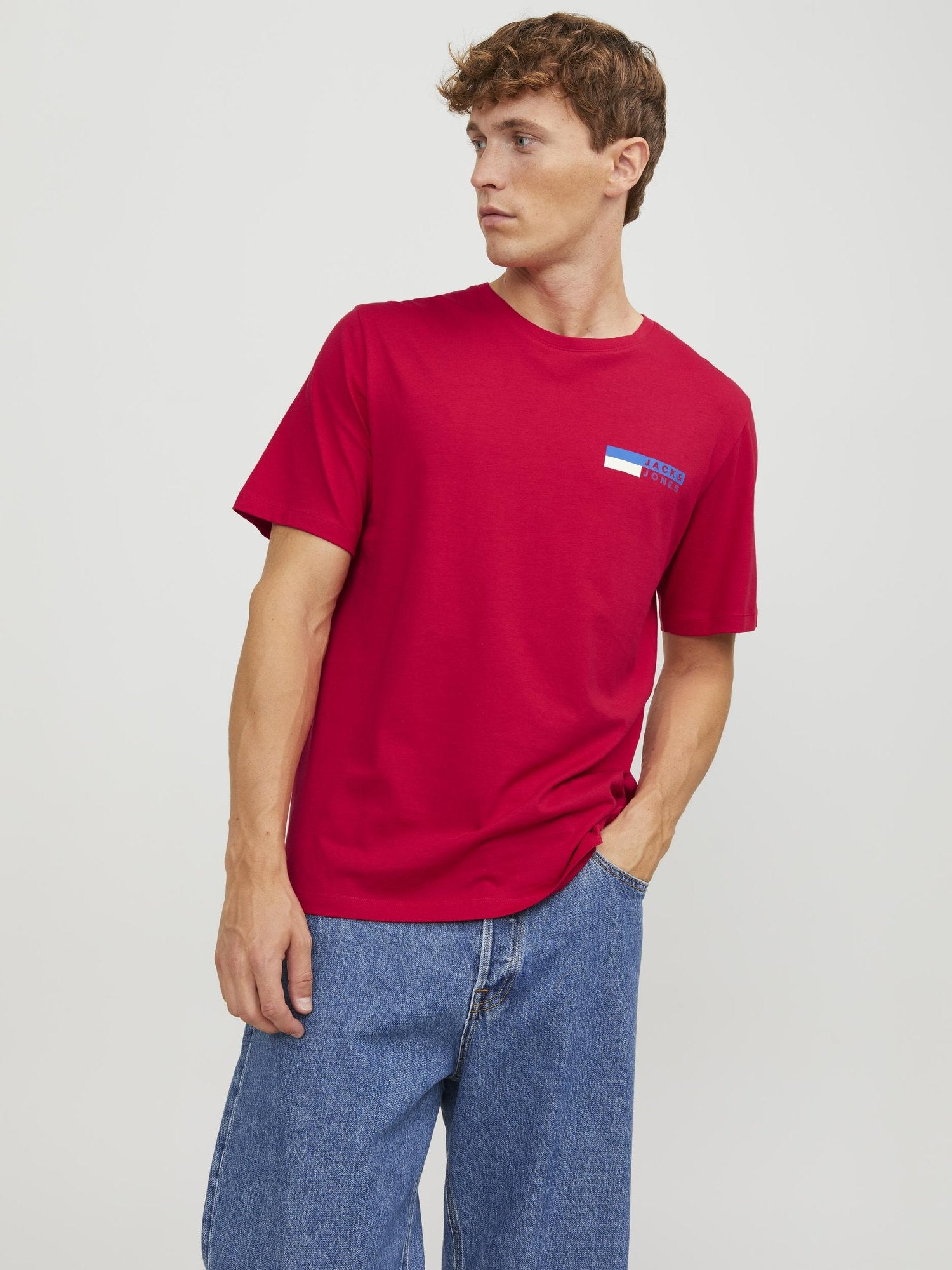 JACK & JONES Тениска JJECORP LOGO TEE PLAY SS O-NECK NOOS