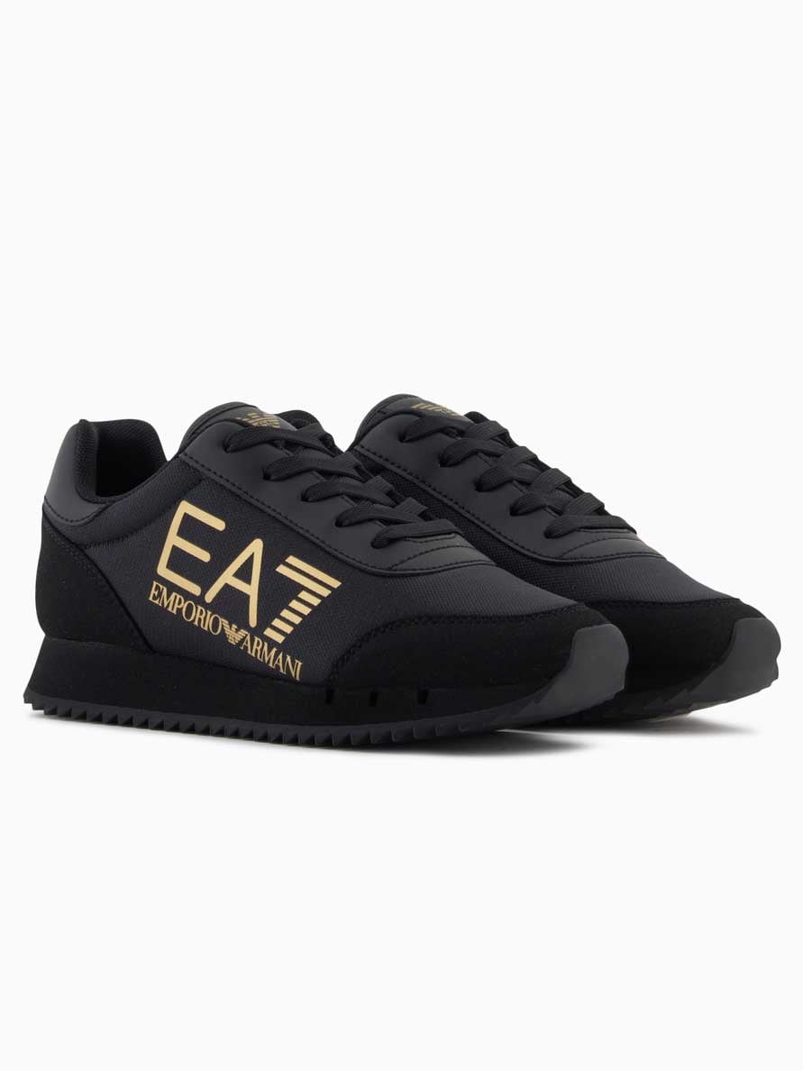 EA7 Emporio Armani Обувки SNEAKER BLACK WHITE