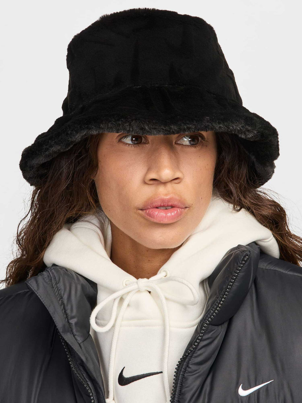 NIKE Шапка U NK APEX BUCKET FUR SWSH H24