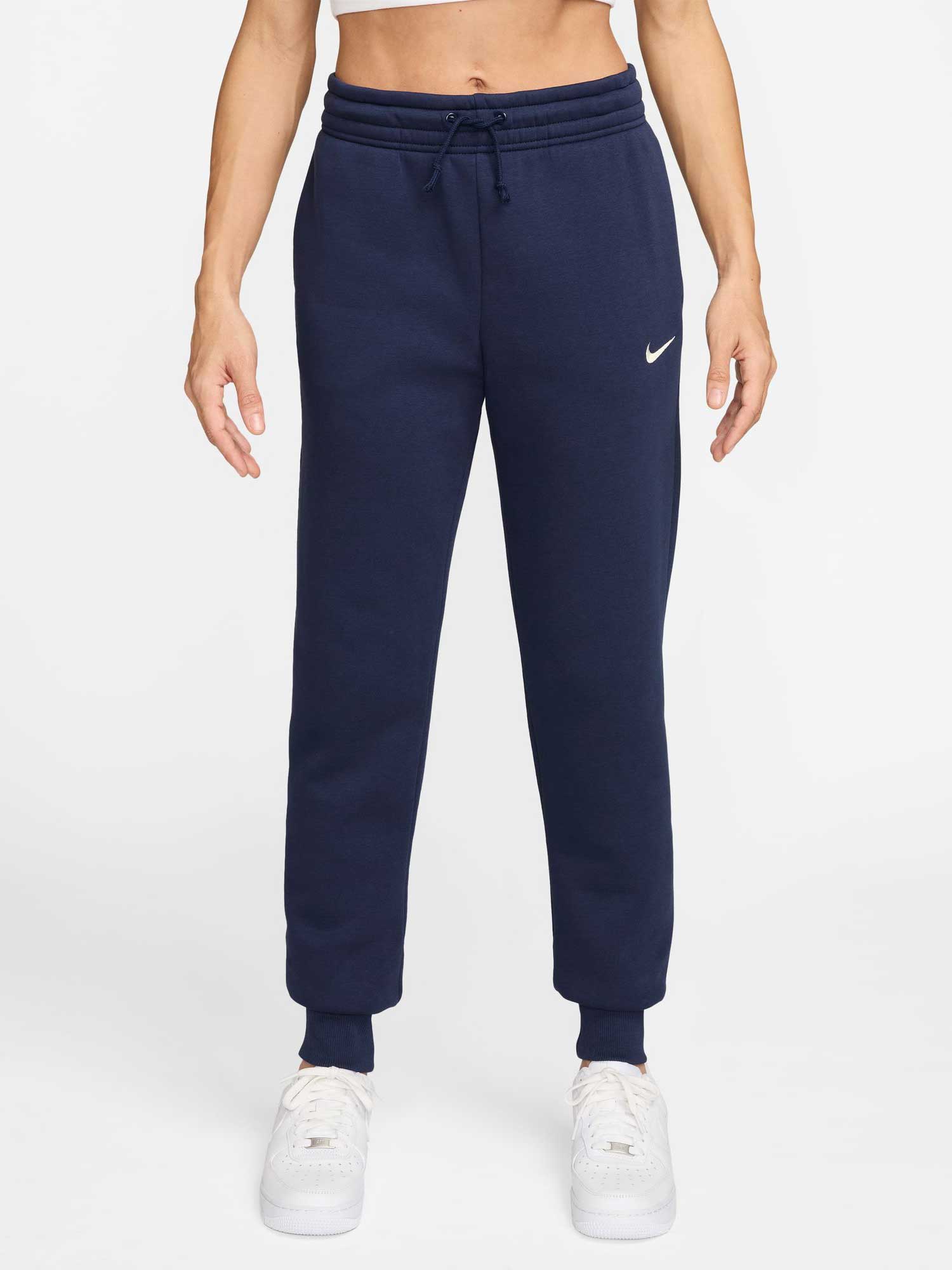 NIKE Спортно долнище W NSW PHNX FLC MR PANT STD