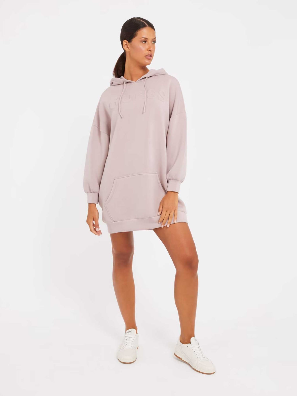 GUESS Рокля CINDRA HOODED SWEATS