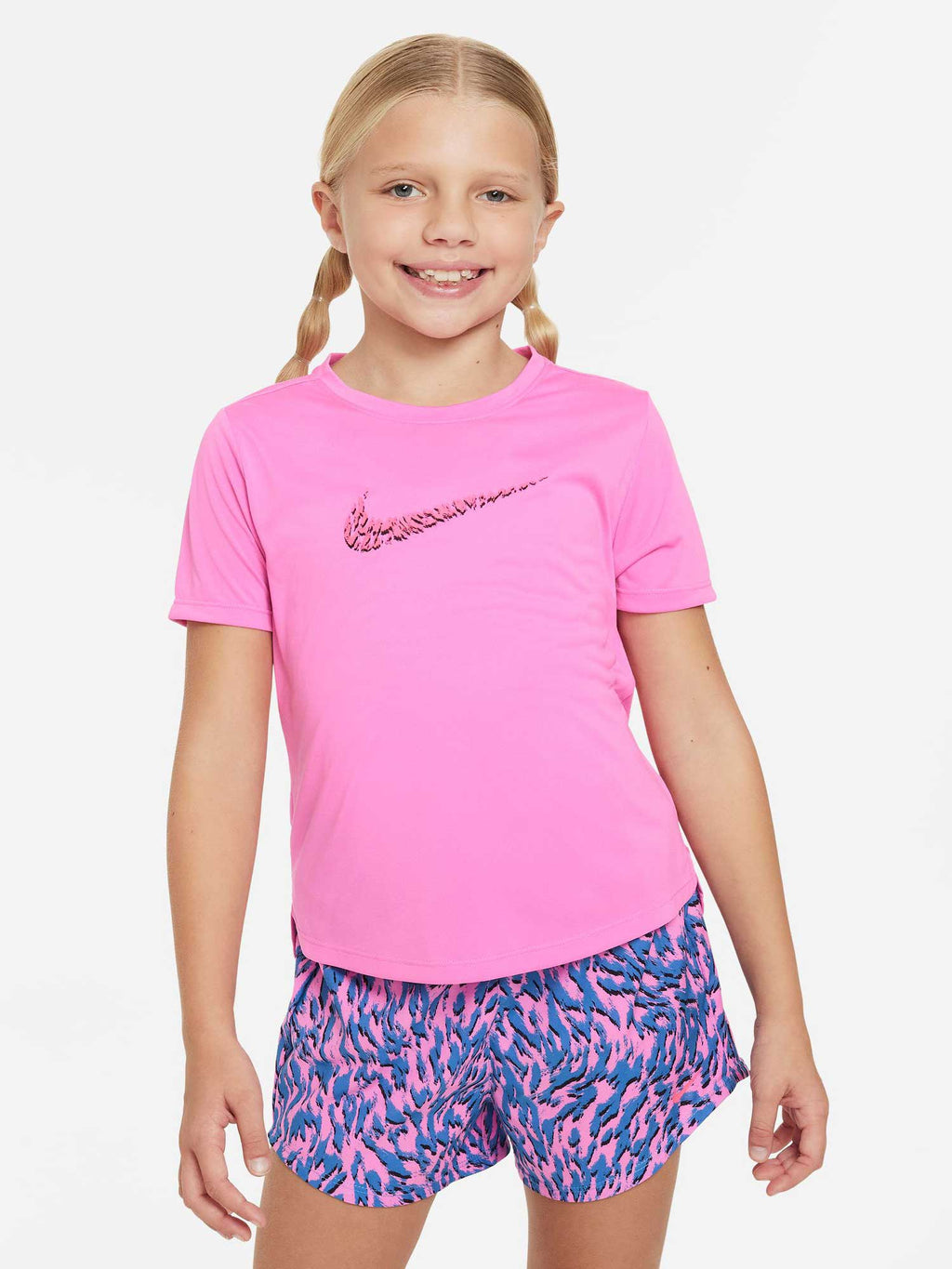 NIKE Тениска G NK ONE SS TOP GX VNR