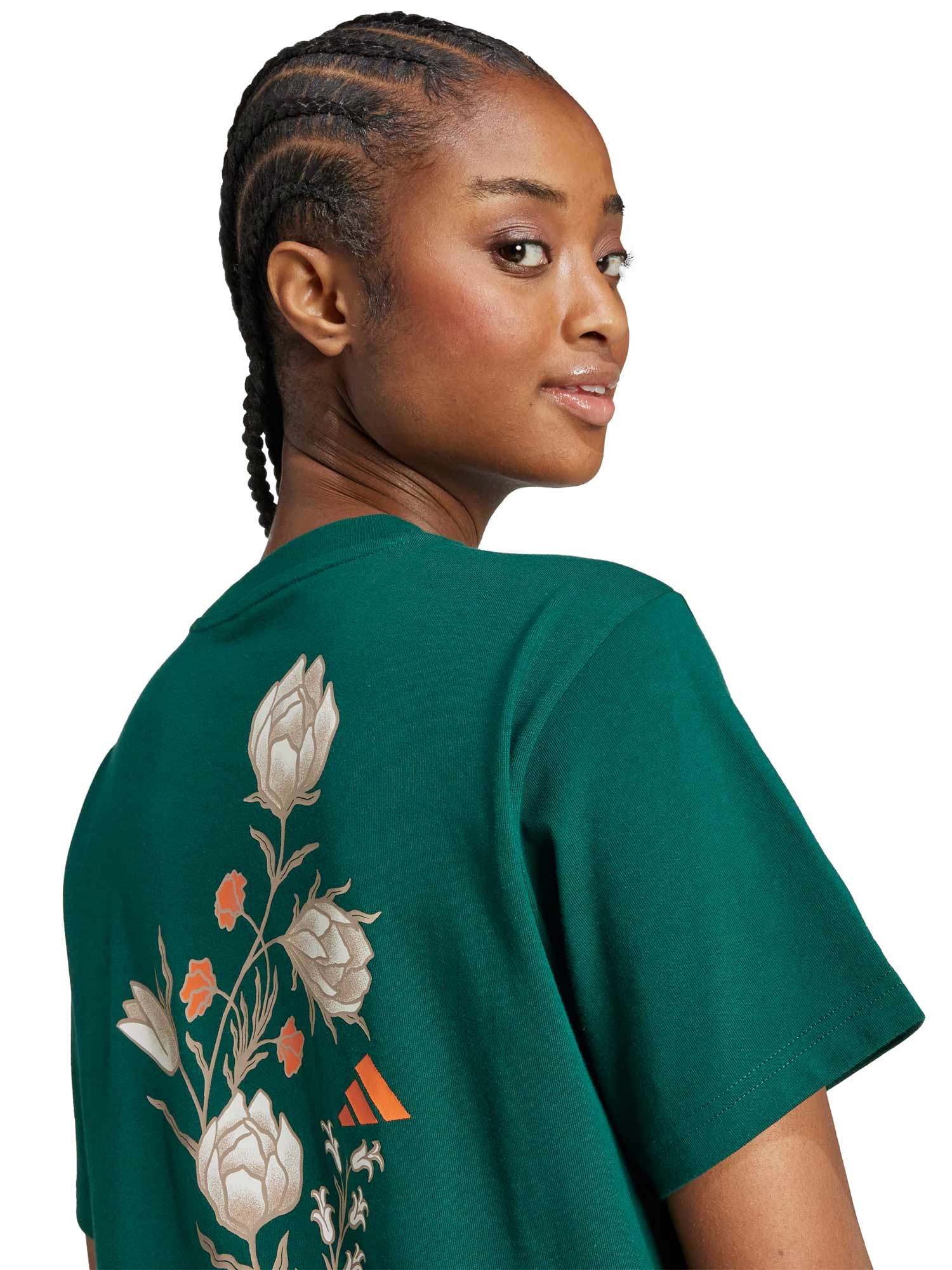 ADIDAS SPORTSWEAR Тениска Tiro Floral Graphic T-Shirt