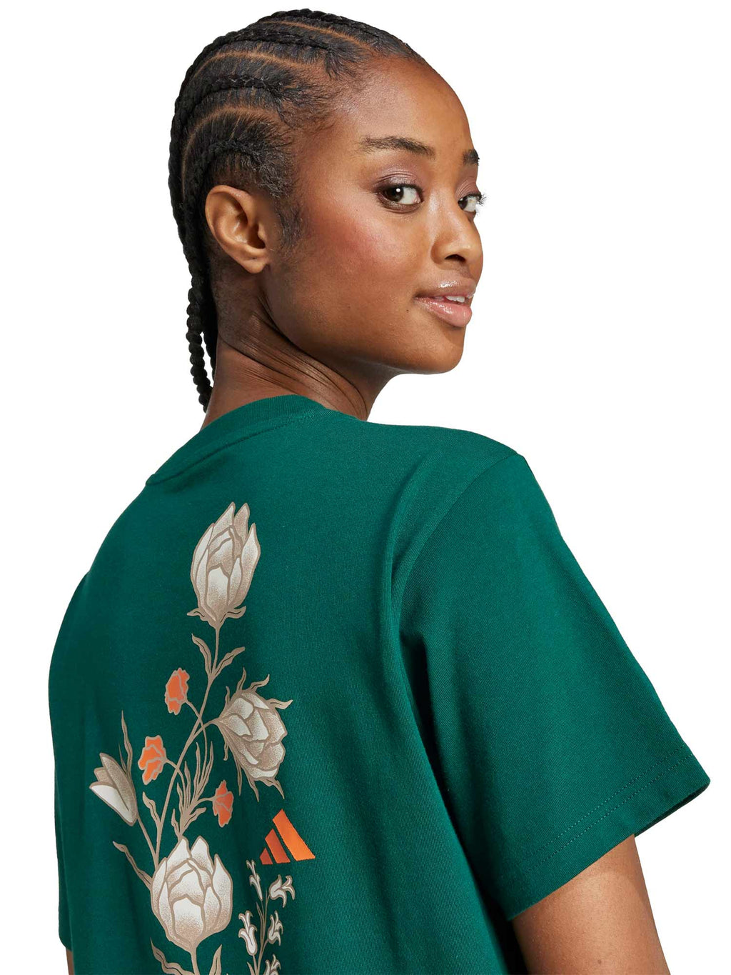 ADIDAS SPORTSWEAR Тениска Tiro Floral Graphic T-Shirt