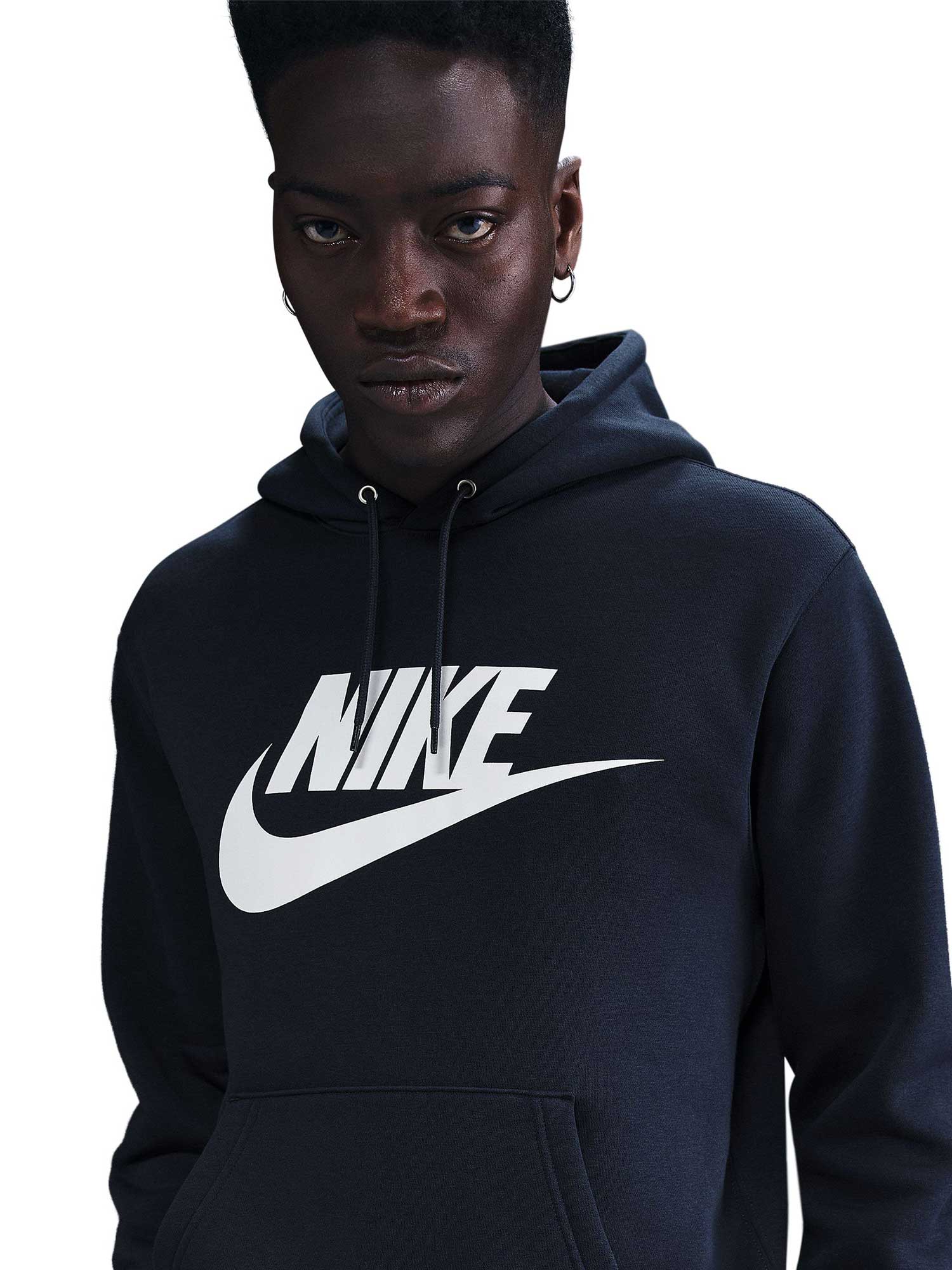 NIKE Суитшърт M NK CLUB BB PO GFX HOODIE