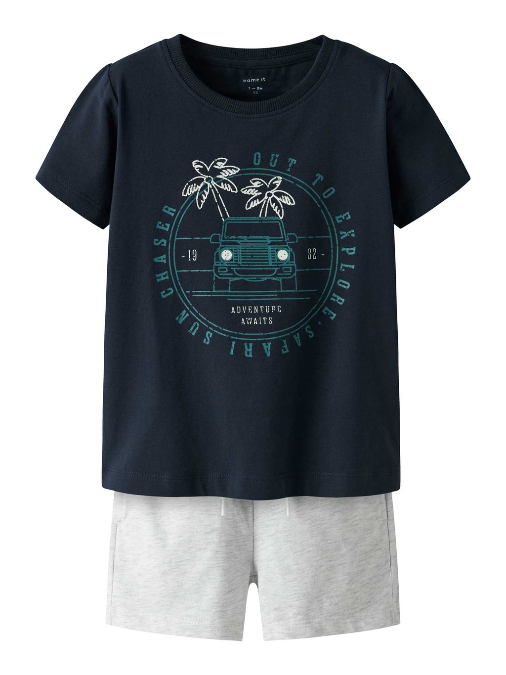 NAME IT Спортен екип NMMJASPEN SS SHORTS SET PB