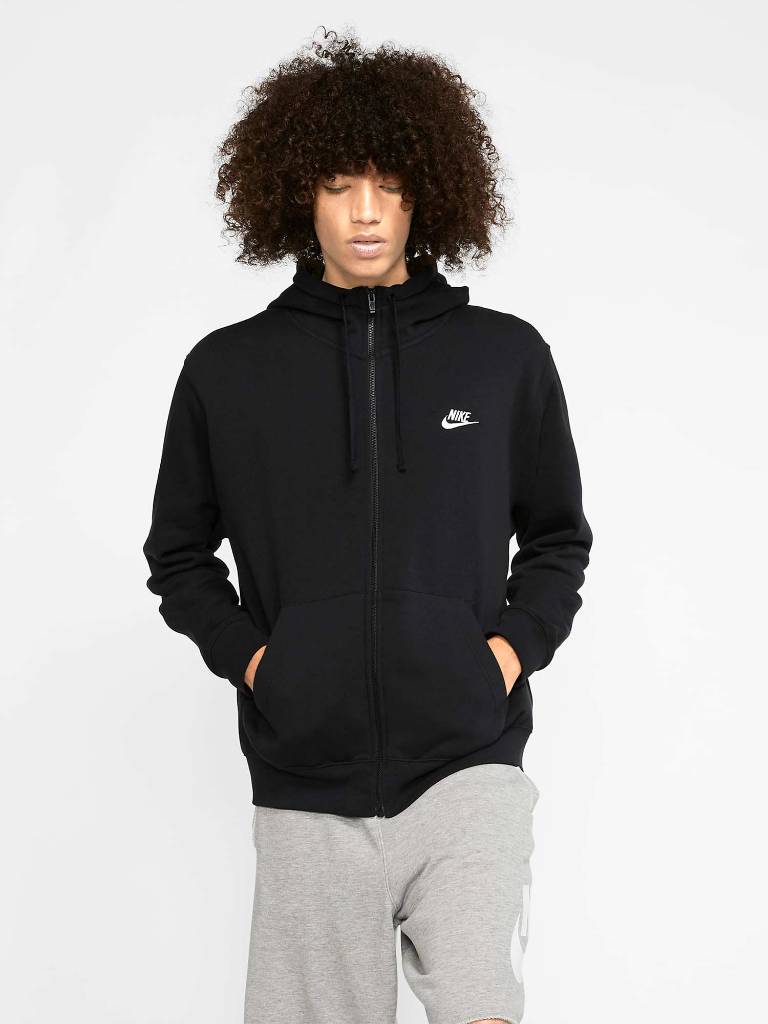 NIKE Суитшърт M NSW CLUB HOODIE FZ BB