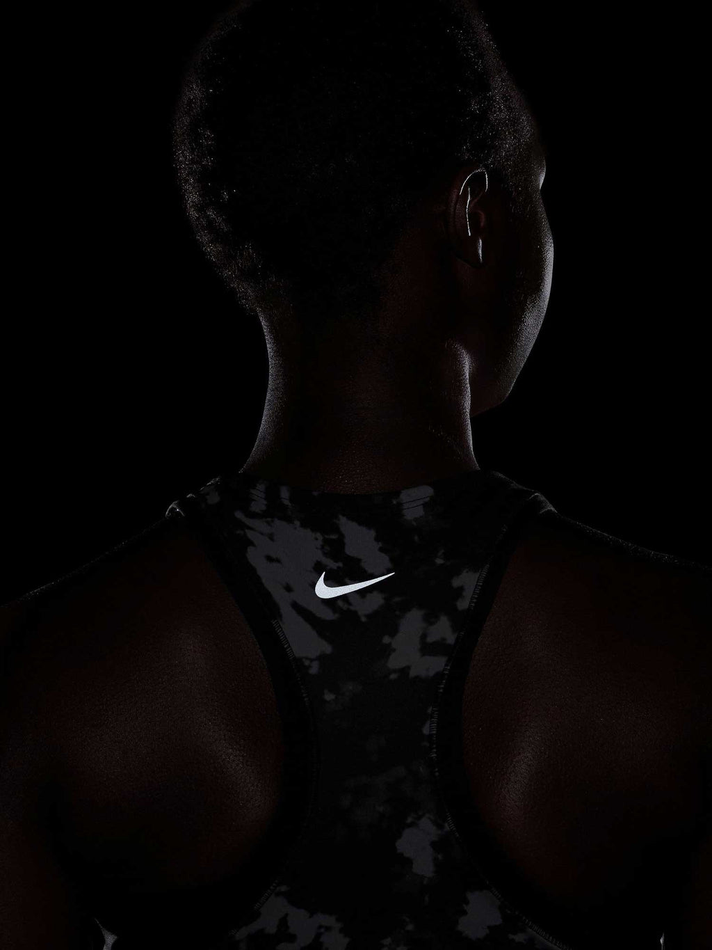 NIKE Потник W NK ONE FITTED DF TANK AOP