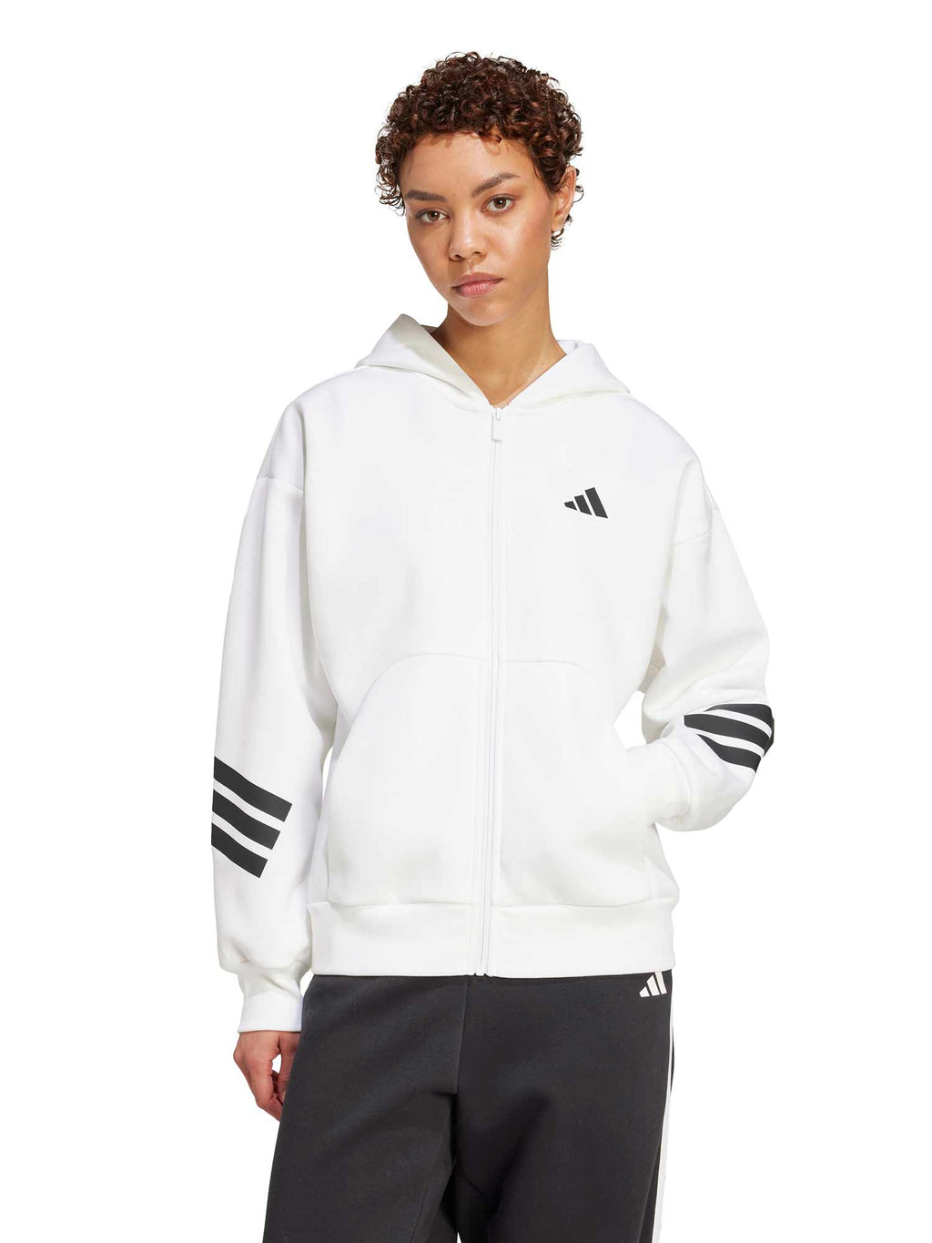 ADIDAS SPORTSWEAR Суитшърт Future Icons 3-Stripes Full-Zip Hoodie