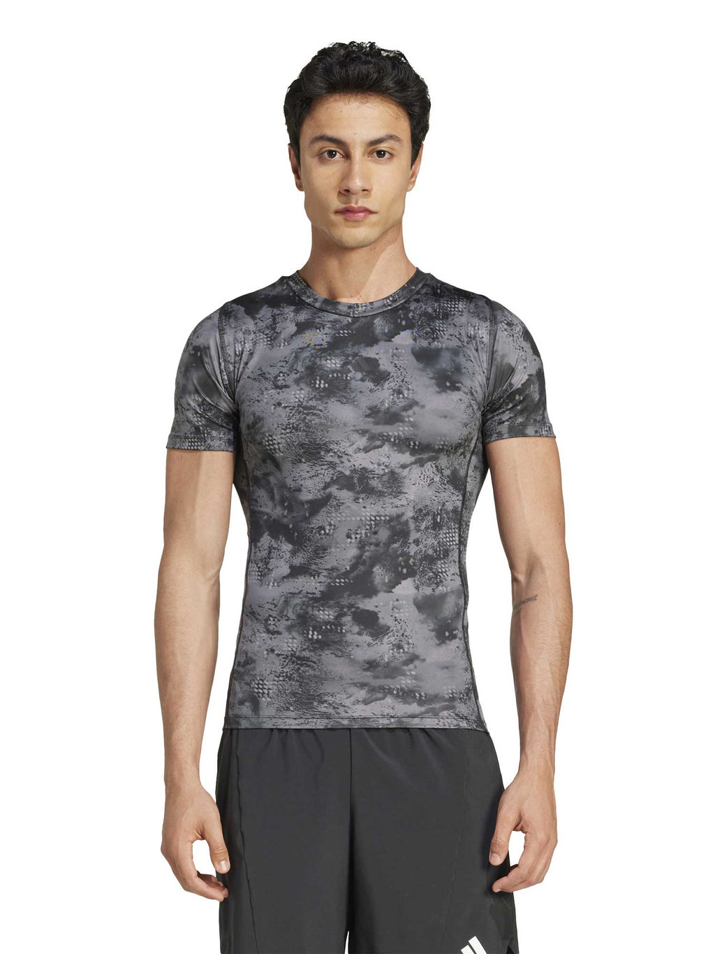 ADIDAS PERFORMANCE Тениска TECHFIT TRAINING AOP T-SHIRT