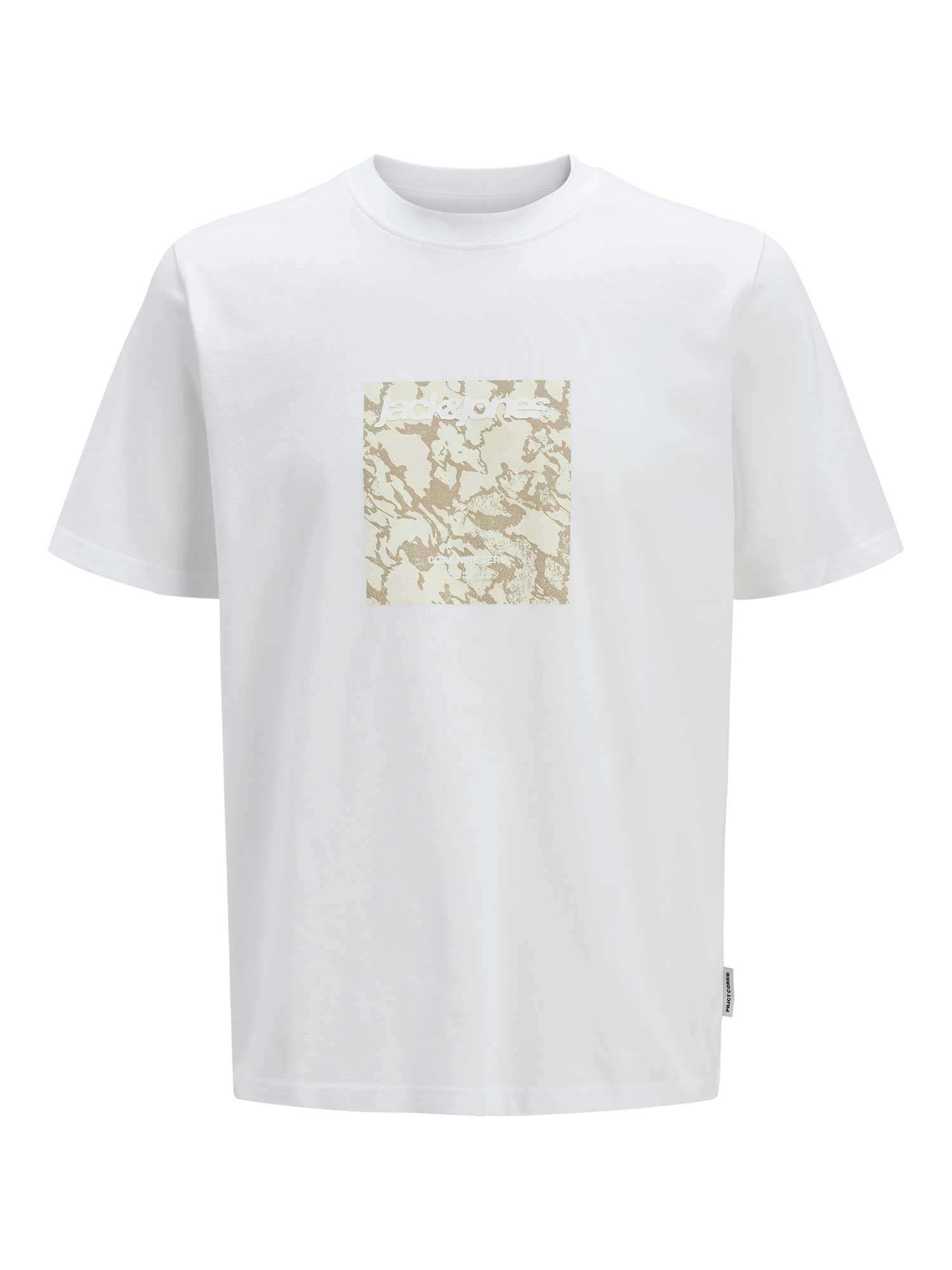 JACK & JONES Тениска JCOTARMAC CAMO FRONT TEE SS CREW NECK LN
