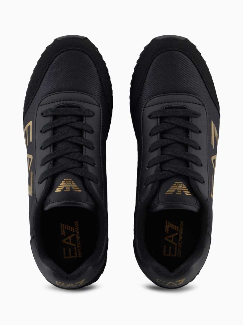 EA7 Emporio Armani Обувки SNEAKER BLACK WHITE