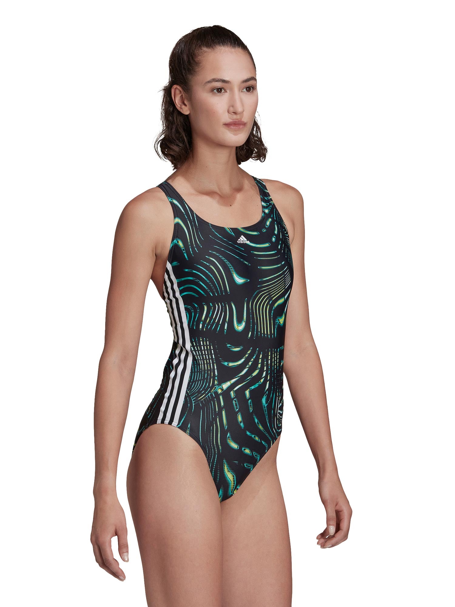 ADIDAS PERFORMANCE Цял бански Souleaf Graphic 3-S