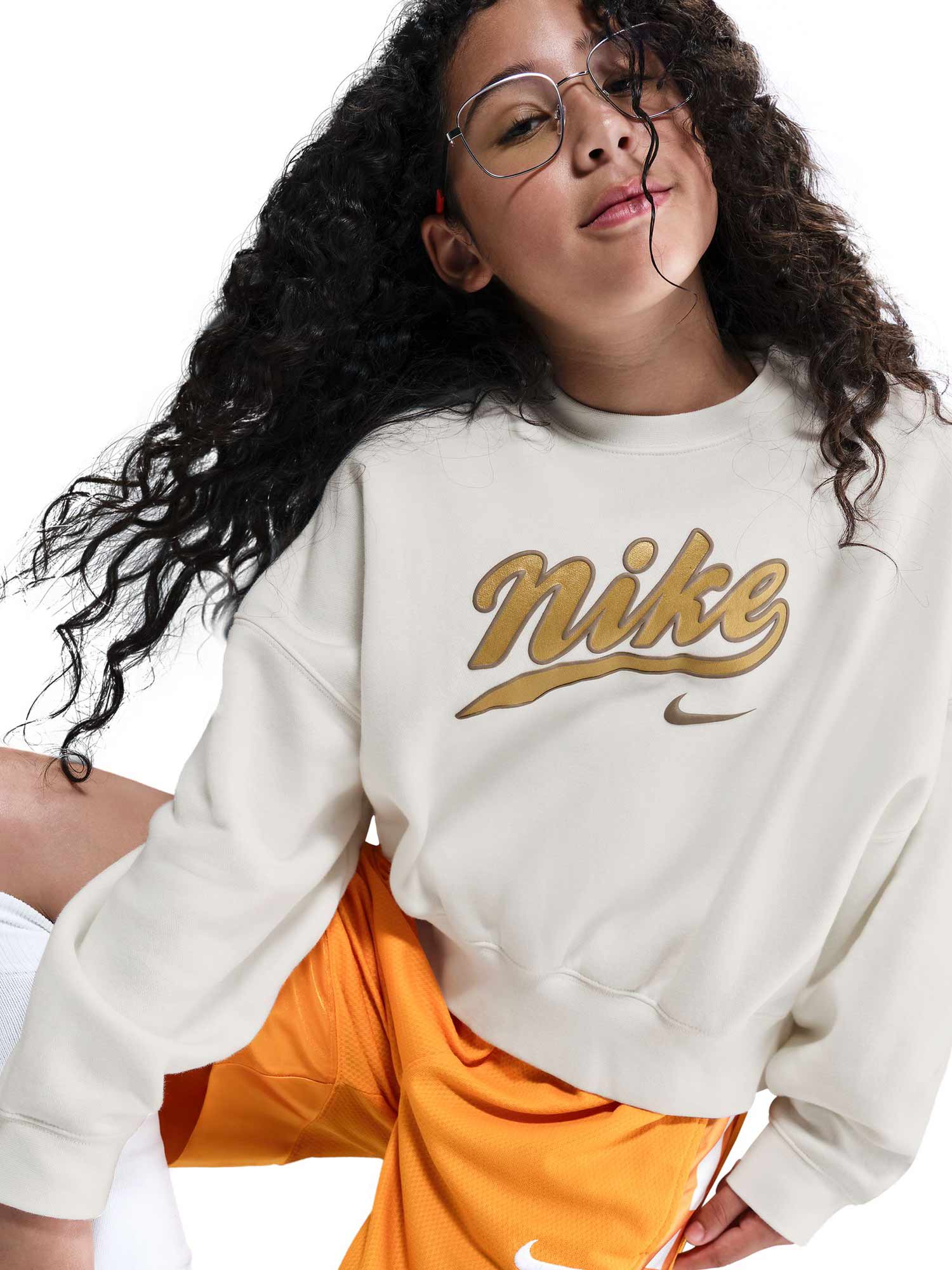 NIKE Блуза G NSW TREND FLC CRP CREW