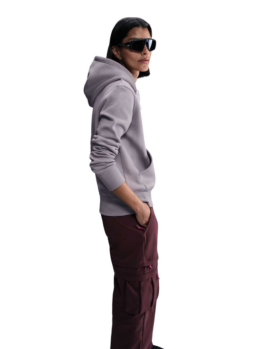 NIKE Суитшърт W NSW PHNX FLC STD PO LOGO HDY