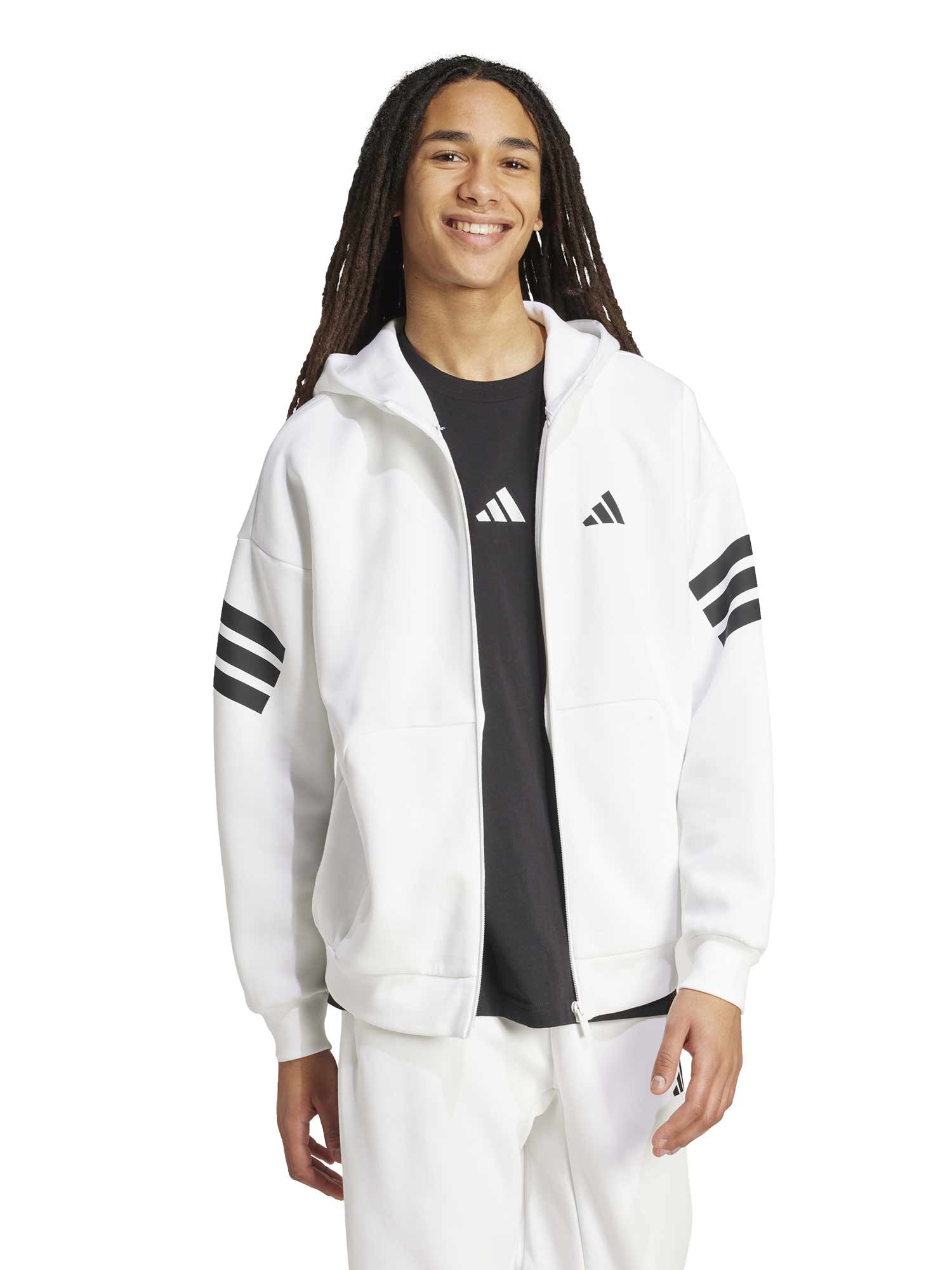 ADIDAS SPORTSWEAR Суитшърт Future Icons 3-Stripes Full-Zip Hoodie
