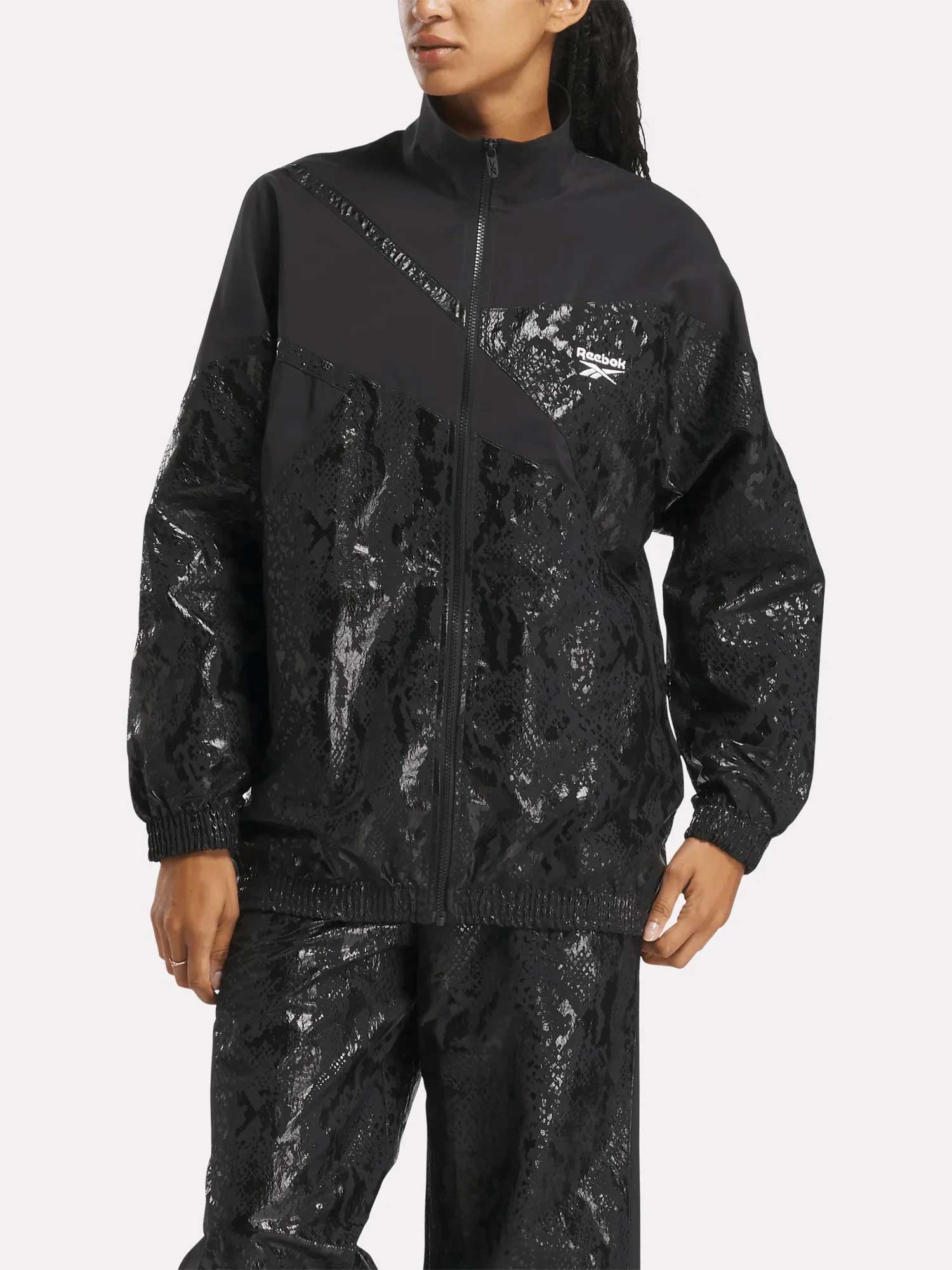 REEBOK Спортно горнище BBALL OFF COURT WARM UP JACKET
