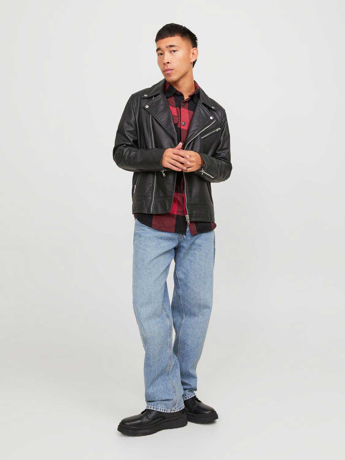 JACK & JONES Риза JJEDARREN OVERSHIRT LS NOOS