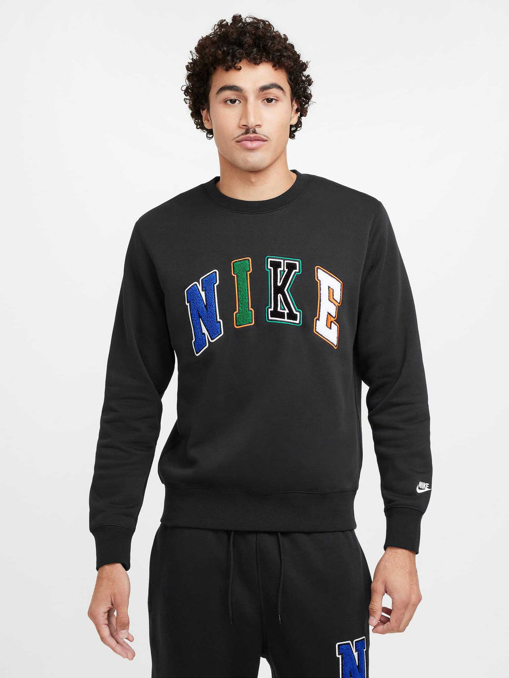 NIKE Блуза M NK CLUB BB CREW LETTERS