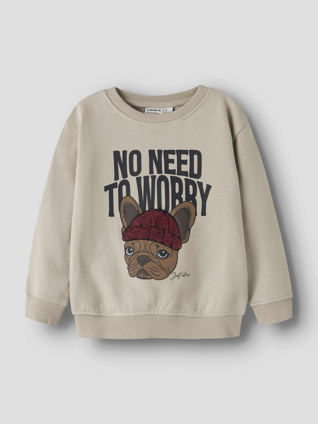 NAME IT Блуза NMMRIGUNA LS NREG SWEAT BRU BOX