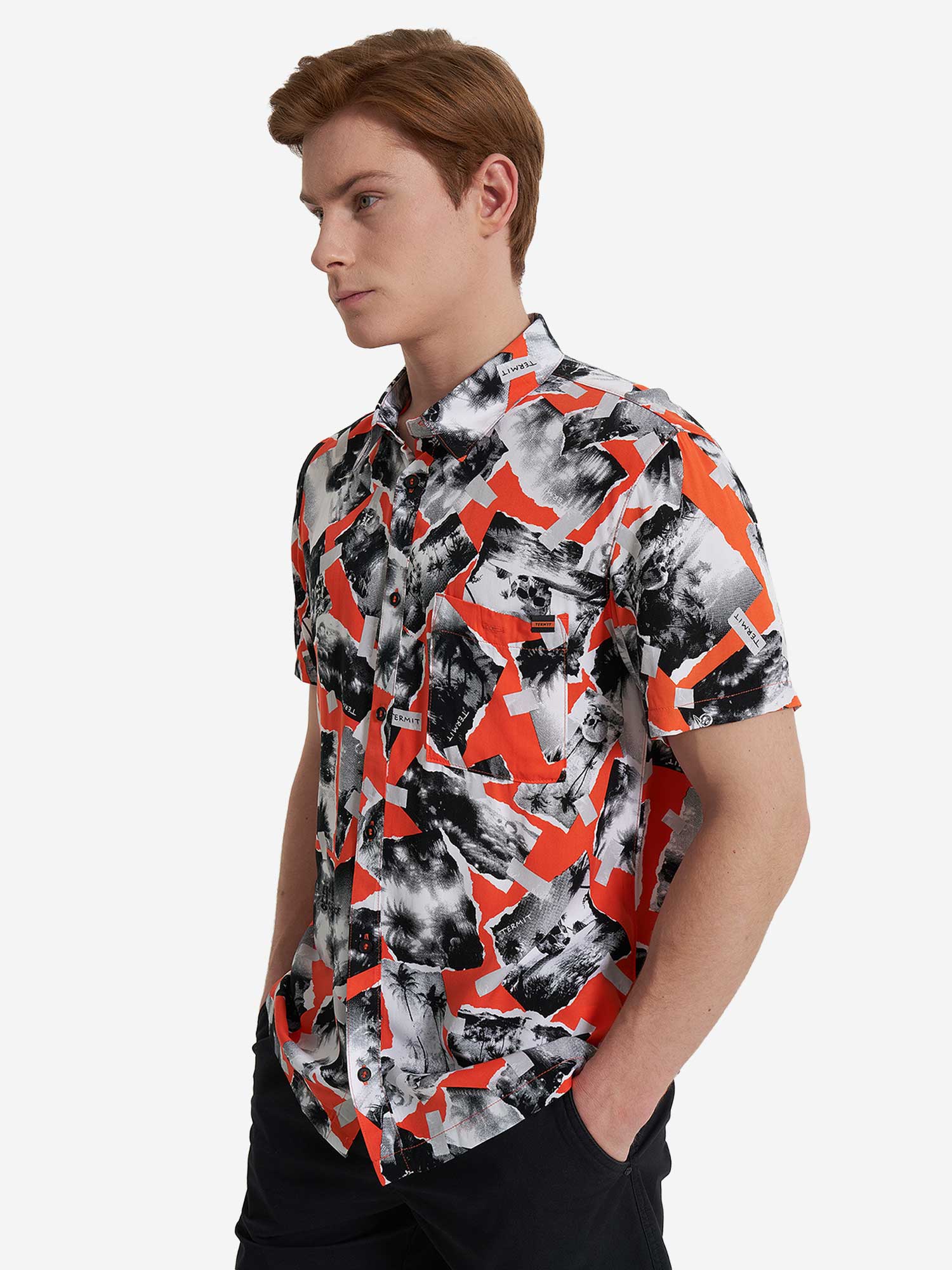 TERMIT Риза Viscose Mens SS Shirt