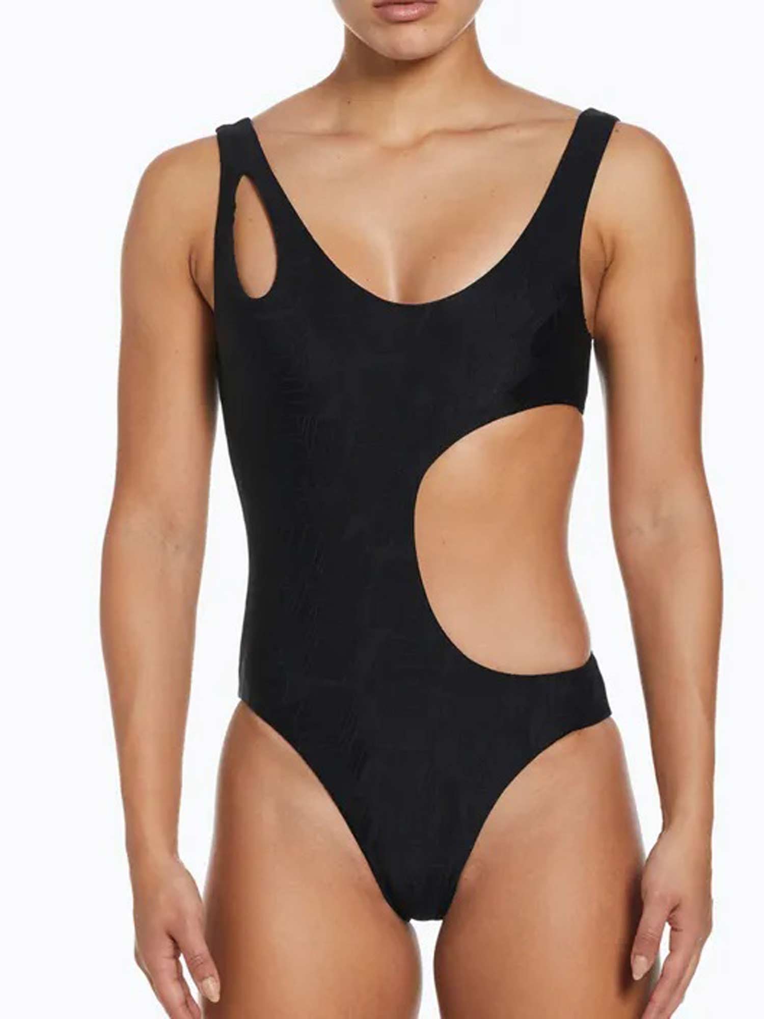 NIKE SWIM Цял бански BLOCK TEXTURE