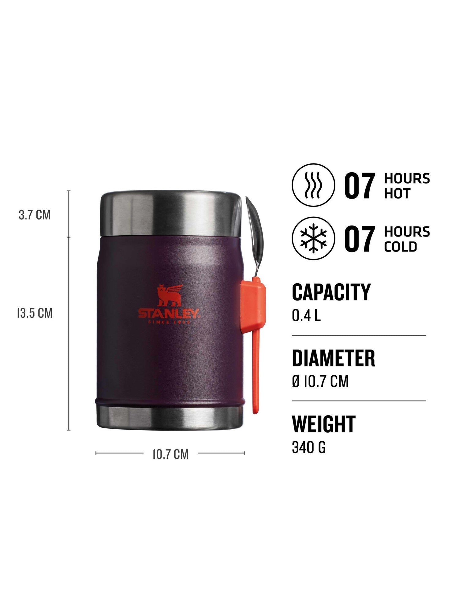 STANLEY Термос за храна + лъжица The Legendary - 0.4L