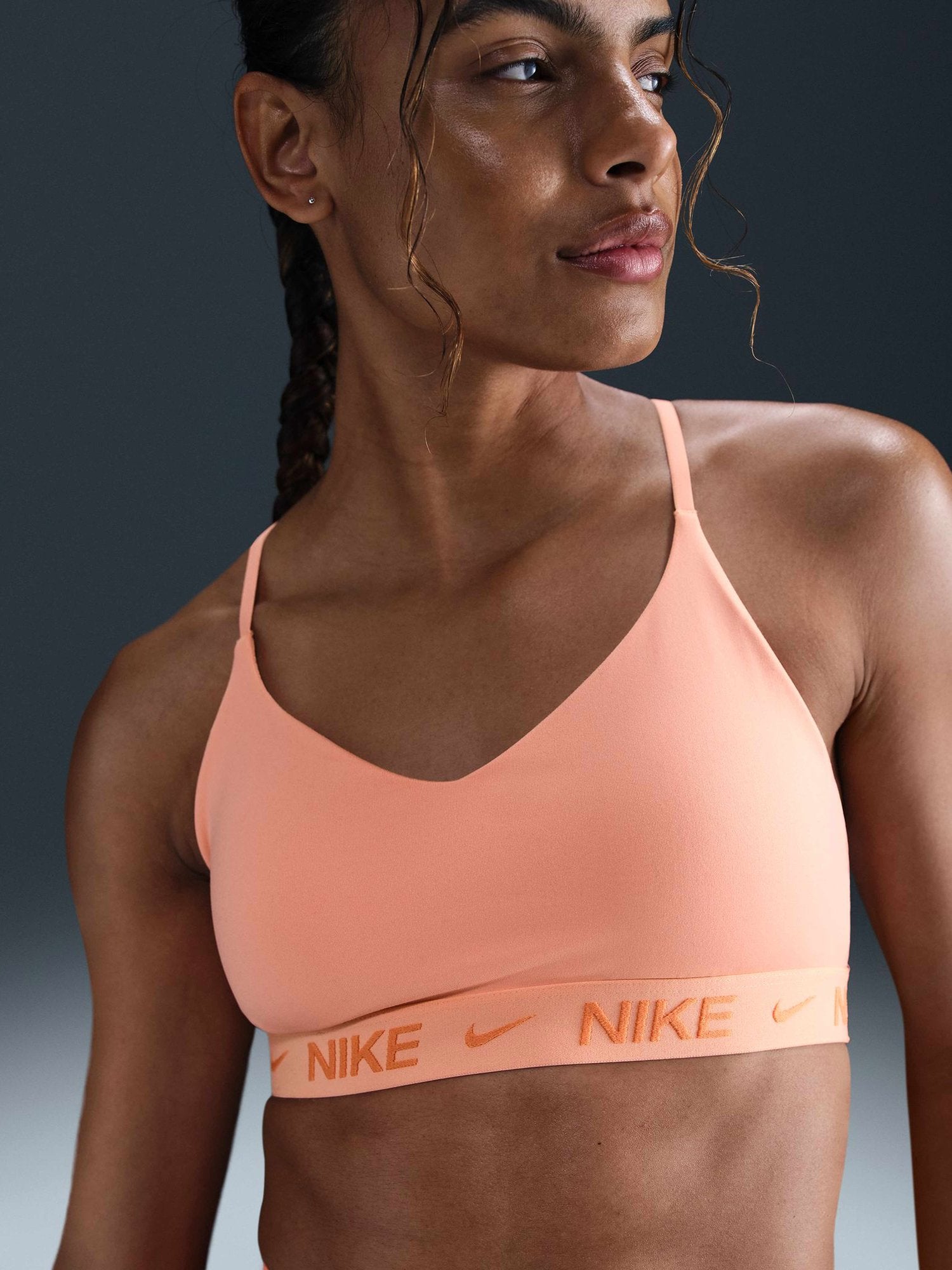 NIKE Спортен сутиен W NK DF INDY LGT SPT BRA