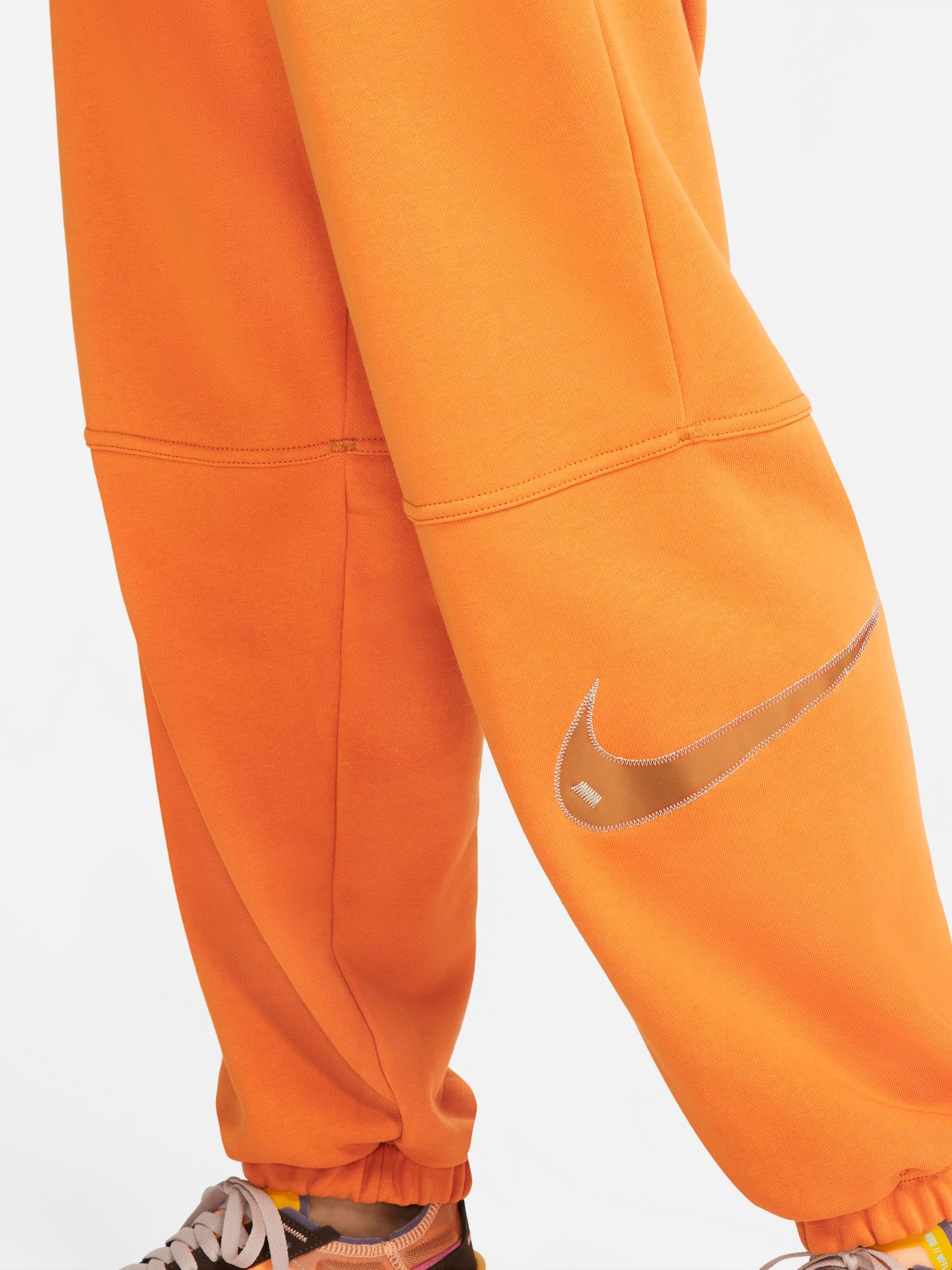 NIKE Спортно долнище W SWSH FLC HR