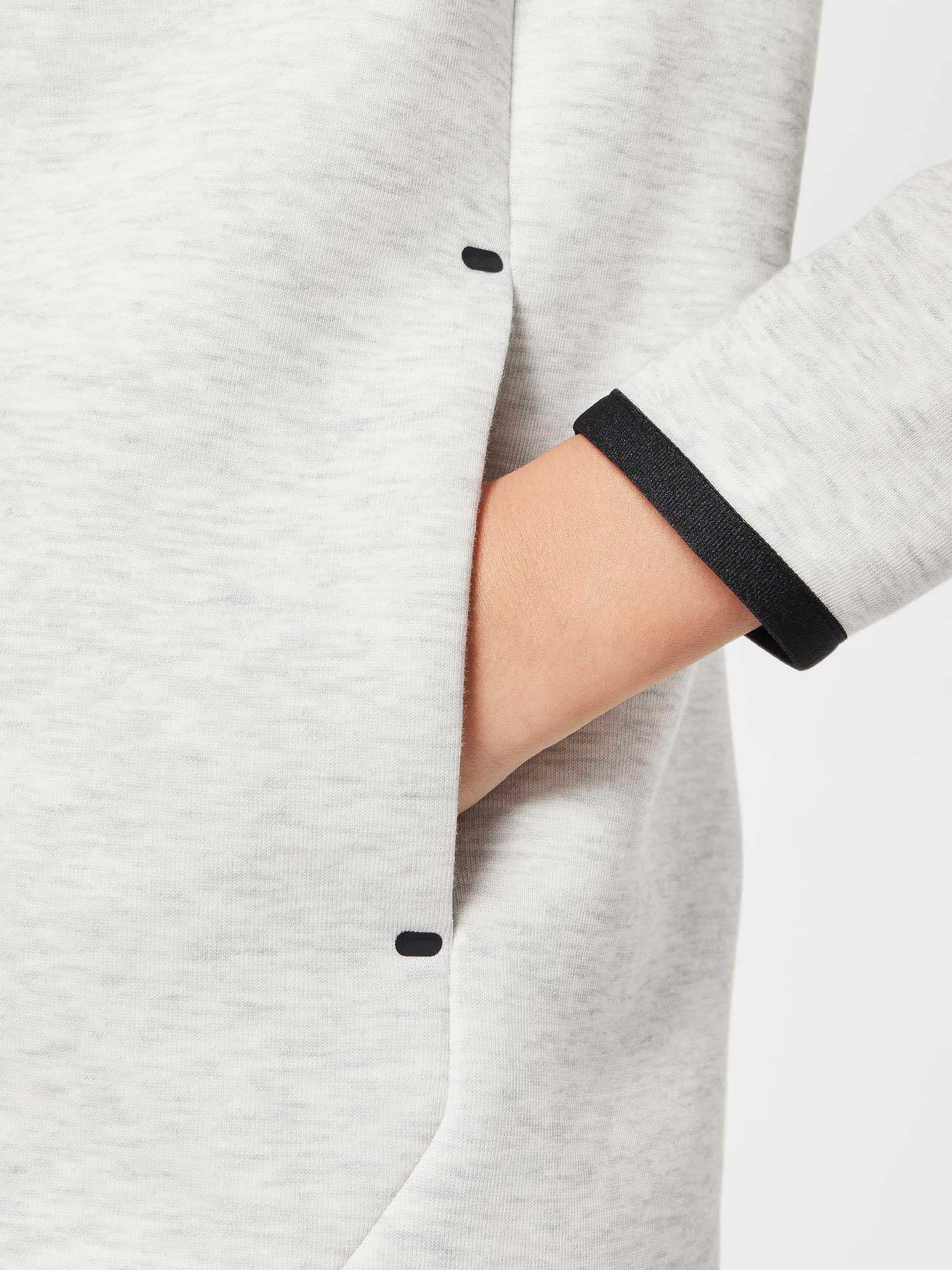 NIKE Суитшърт G NSW TCH FLC HD FZ LS - PD
