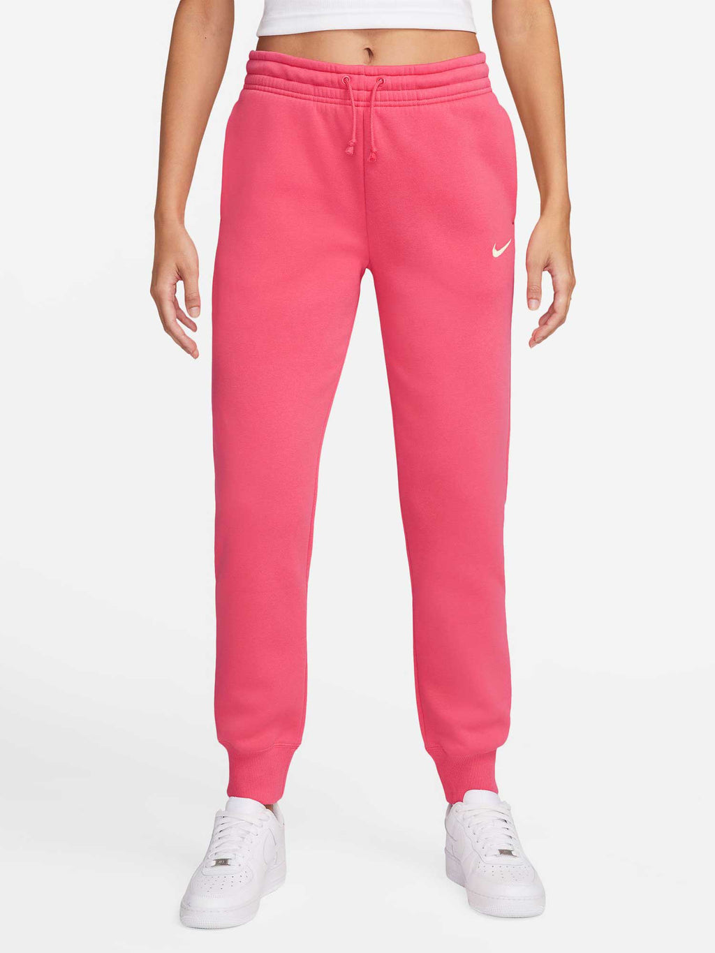 NIKE Спортно долнище W NSW PHNX FLC MR PANT STD