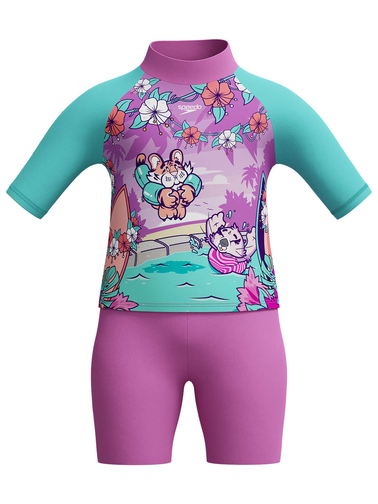 SPEEDO Комплект 2 части с UV защита GIRLS LEARN TO SWIM