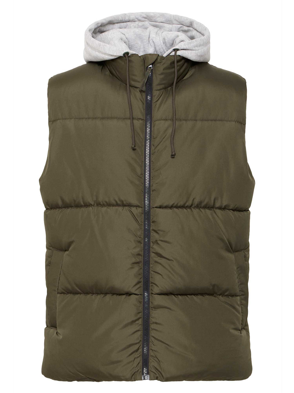 BLEND Елек BHELWIN vest w. jersey hood