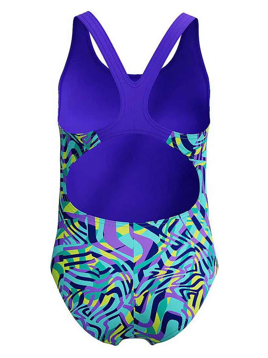 SPEEDO Цял бански GIRLS DIGITAL ALLOVER SPLASHBACK