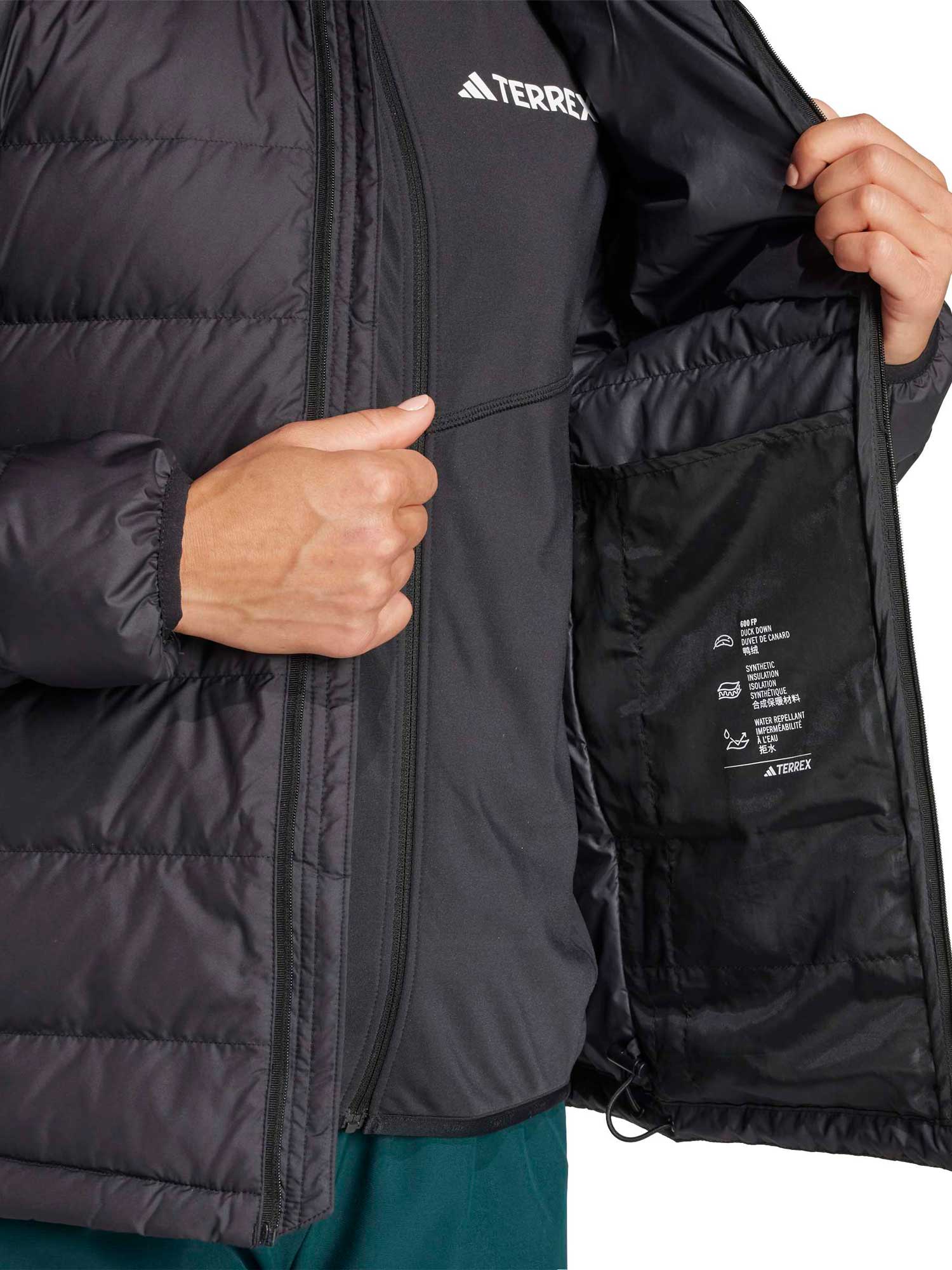 ADIDAS PERFORMANCE Яке Terrex Multi Light Down CLIMAWARM Hooded